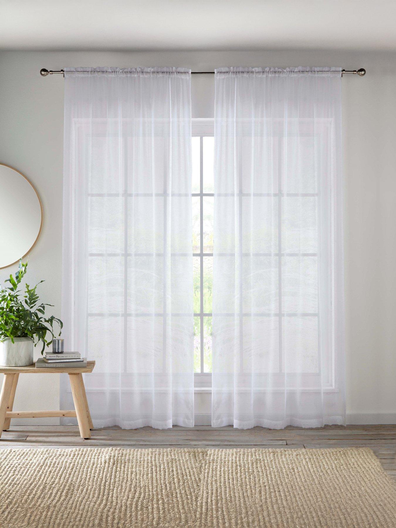 undefined Slot Top Voile Panel Pair 57x48