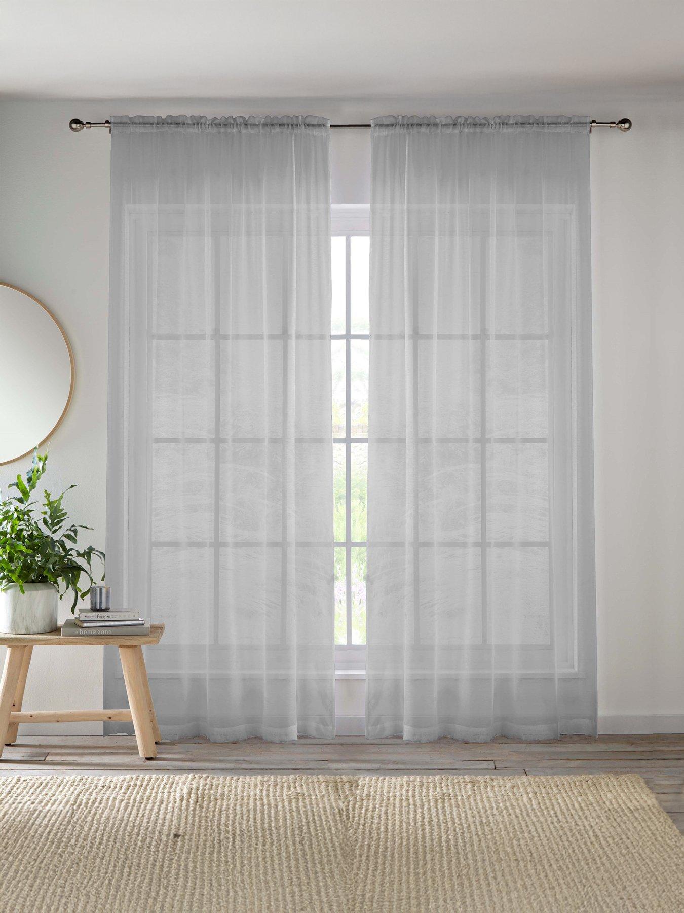 undefined Slot Top Voile Panel Pair 57x48