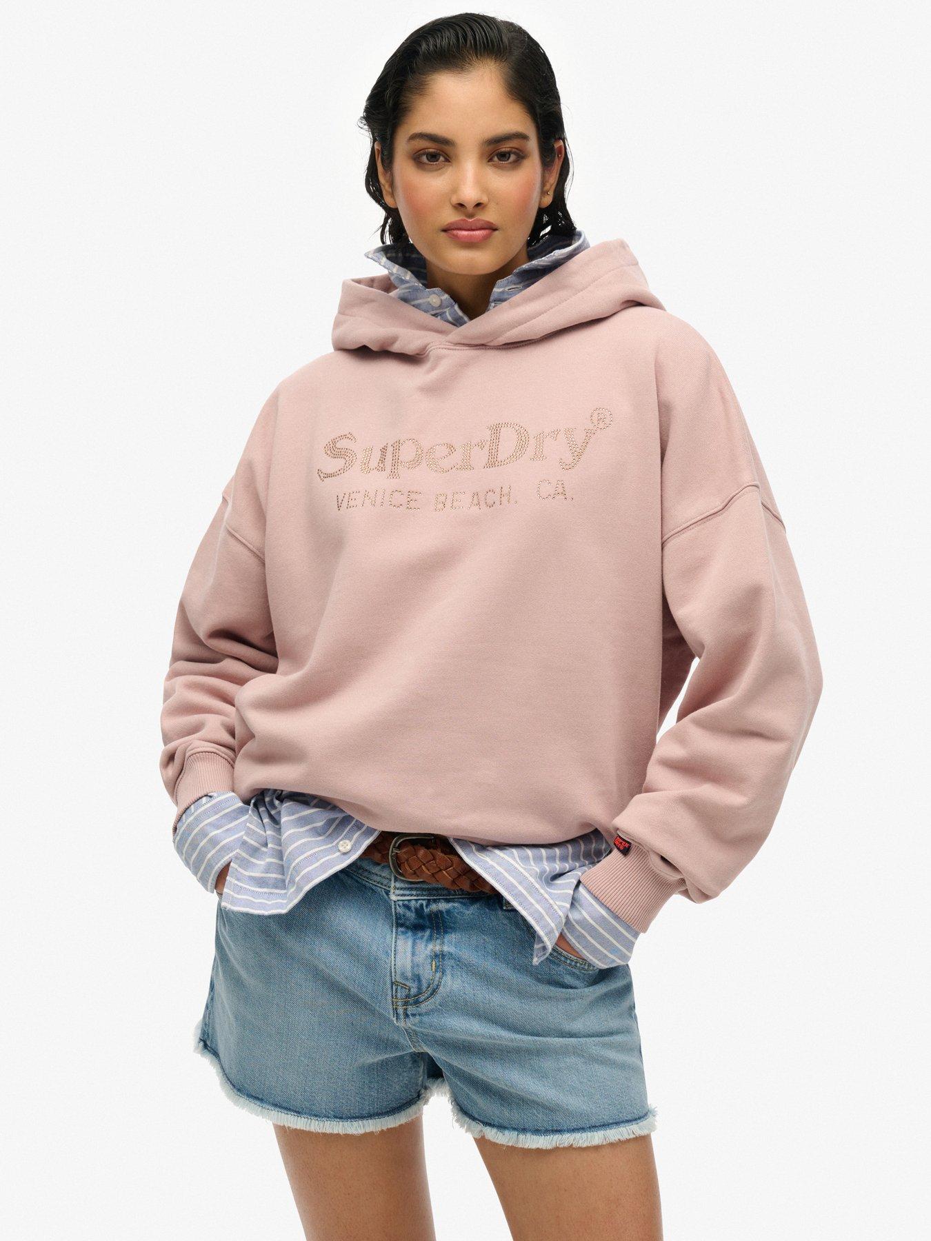 Sweat à Capuche Superdry Pour Enfant - Gris - Taille M - Neuf Sans étiquette