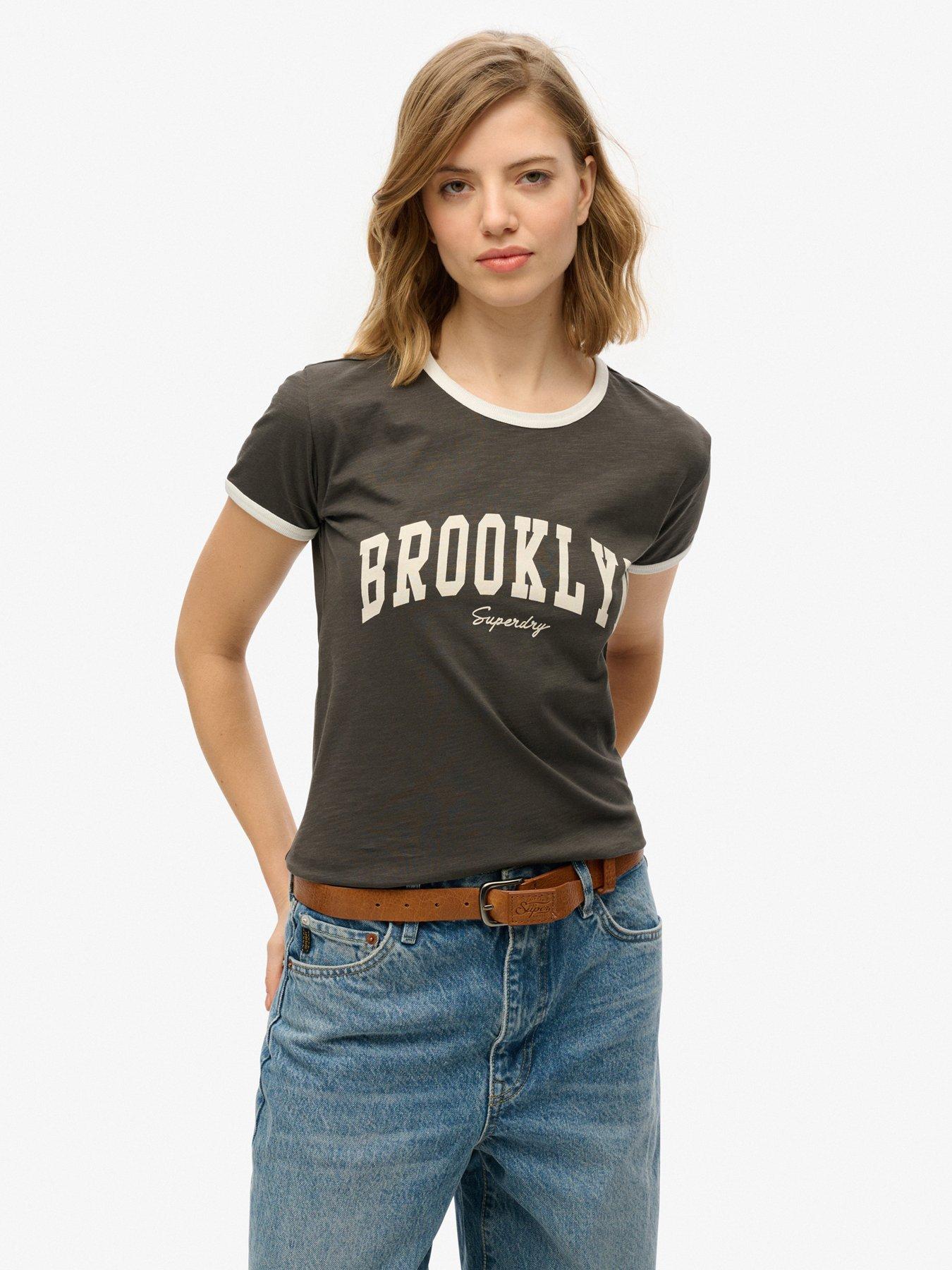 undefined Athletic Essential Ringer Fitted T-Shirt - Grey