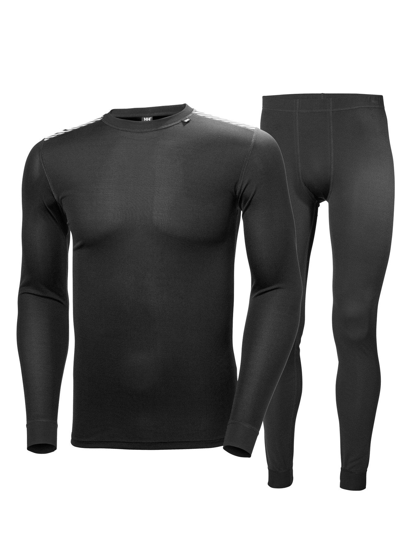Helly Hansen Men's HH Comfort Light Base Layer Set - Black