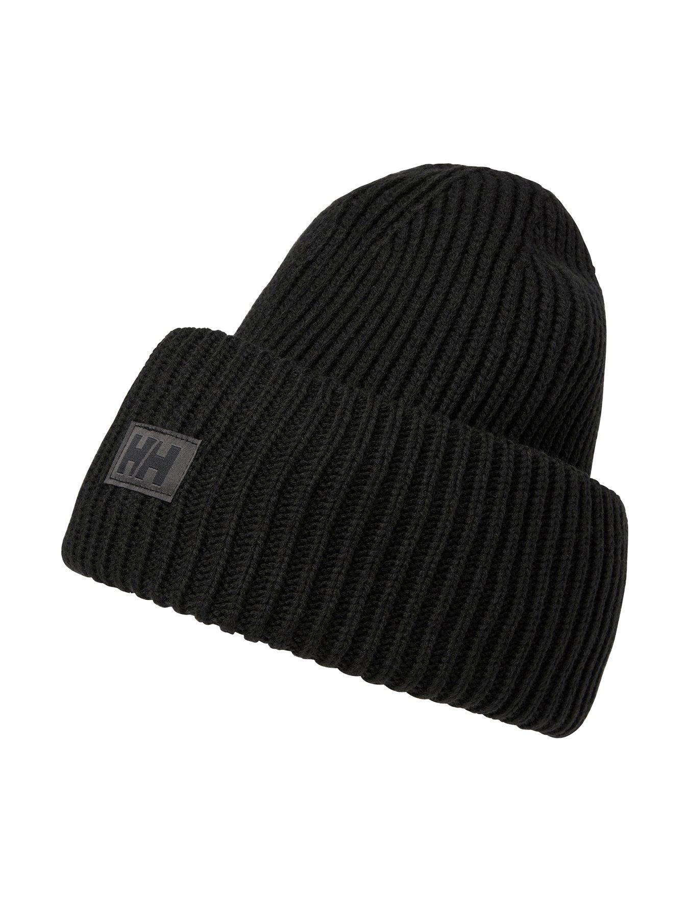 Helly Hansen Unisex Rib-Knit Beanie Hat - Black