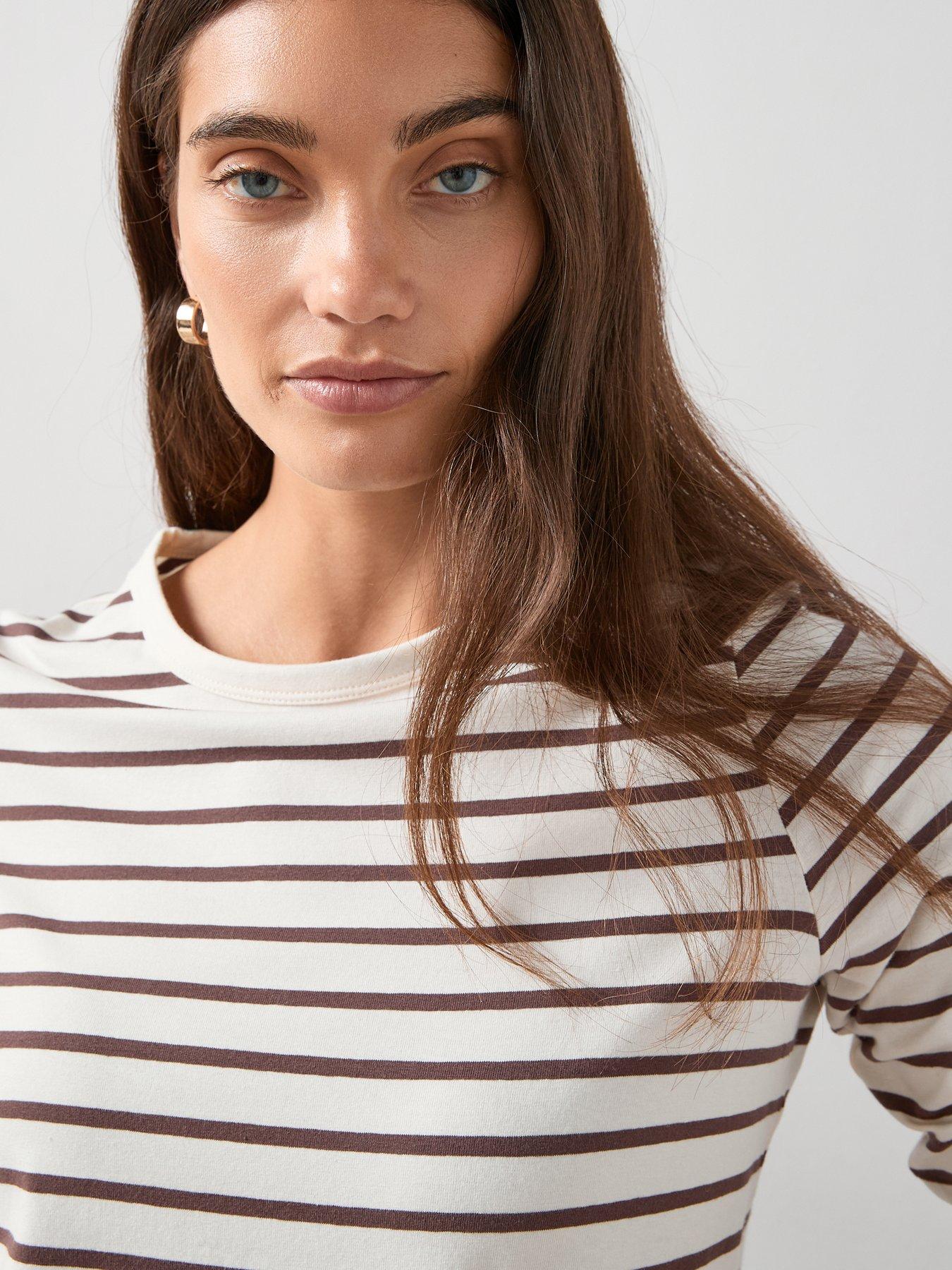 Image 5 of 7 of The Very Collection 2 Pack Long Sleeve Crew T-Shirts - Multi