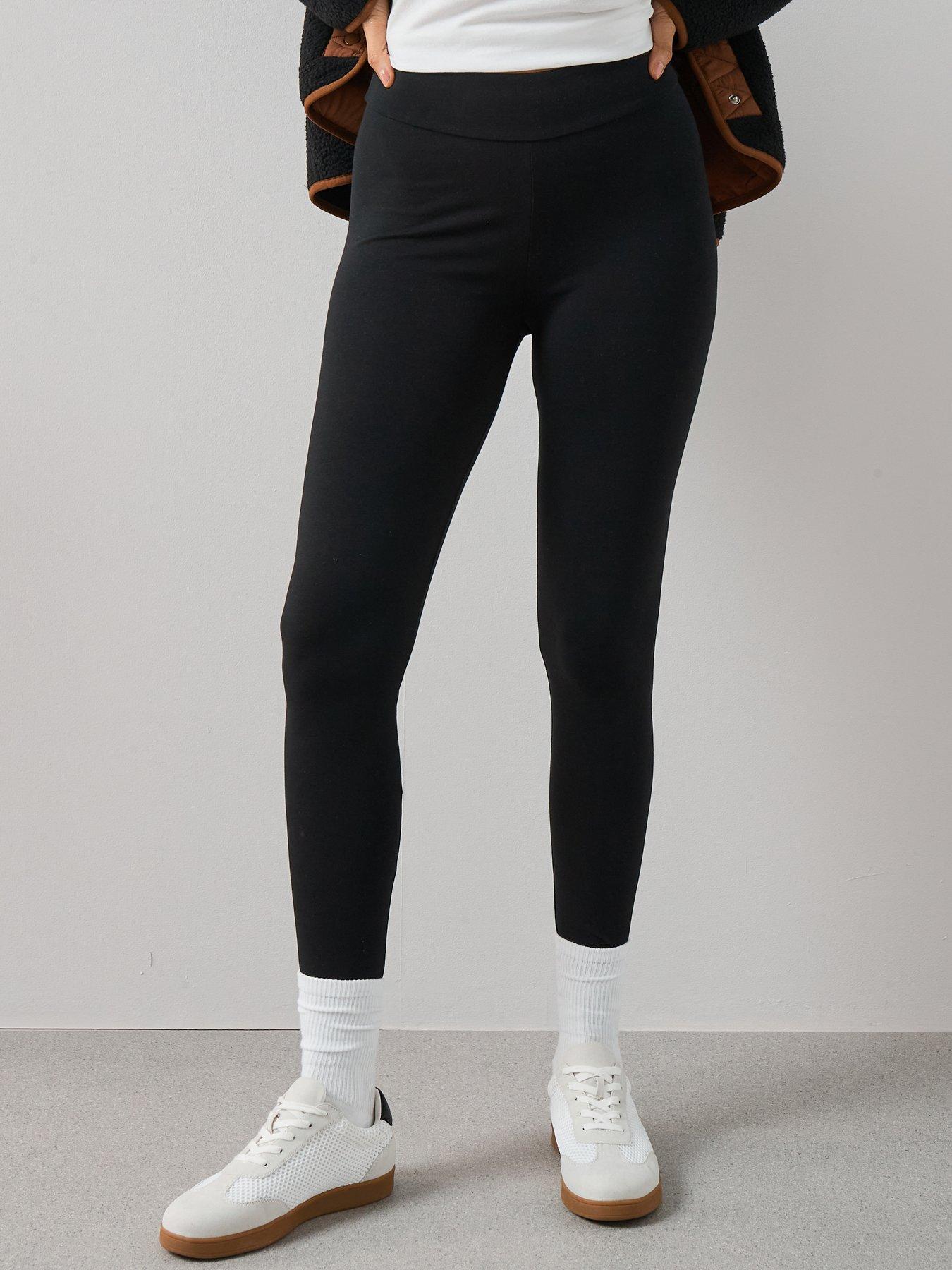 Image 1 of 7 of The Very Collection Cotton Legging - Black