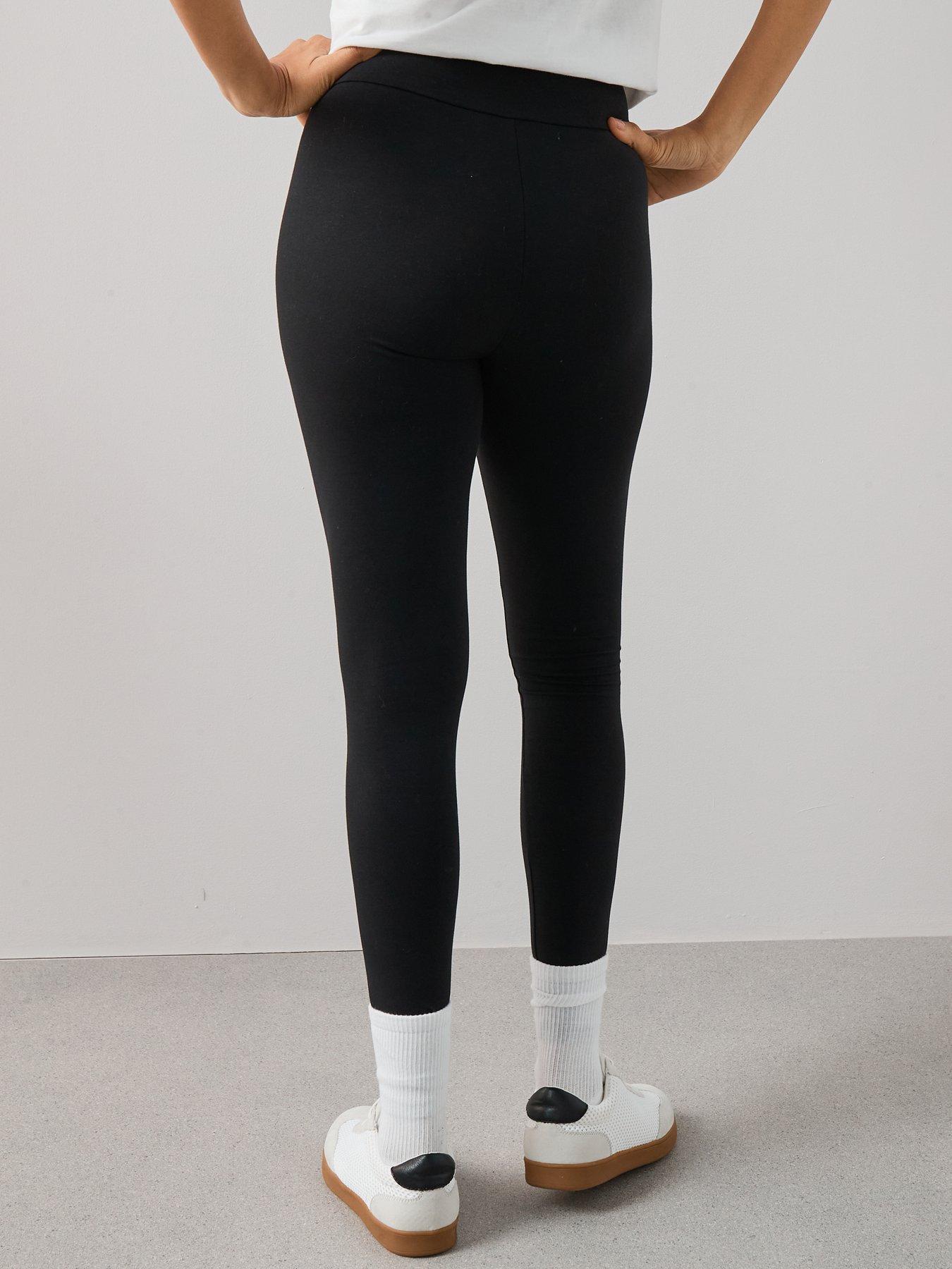 Image 2 of 7 of The Very Collection Cotton Legging - Black