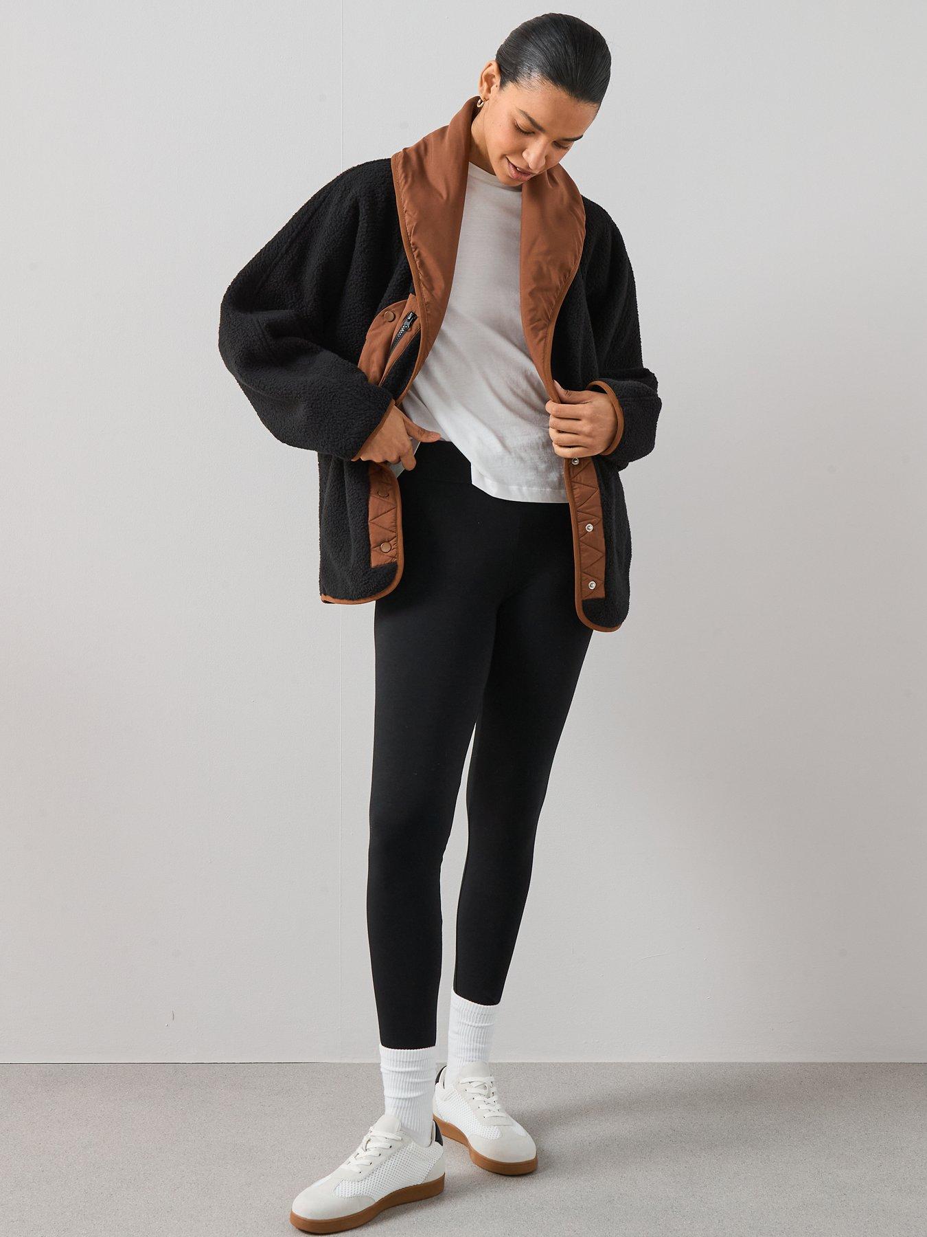 Image 3 of 7 of The Very Collection Cotton Legging - Black