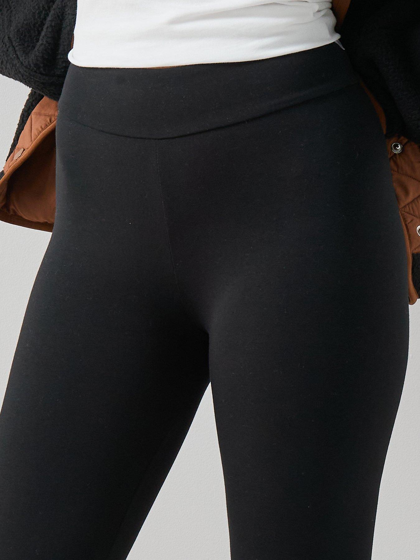 Image 4 of 7 of The Very Collection Cotton Legging - Black
