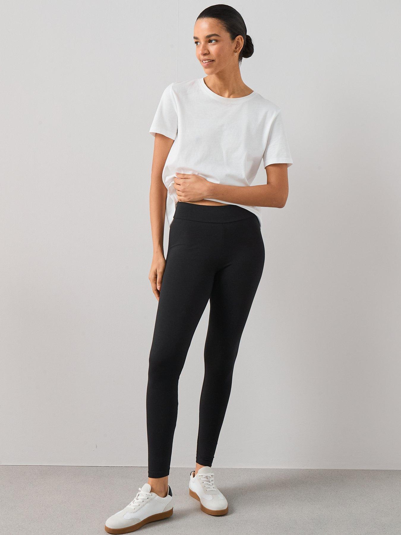 Image 6 of 7 of The Very Collection Cotton Legging - Black
