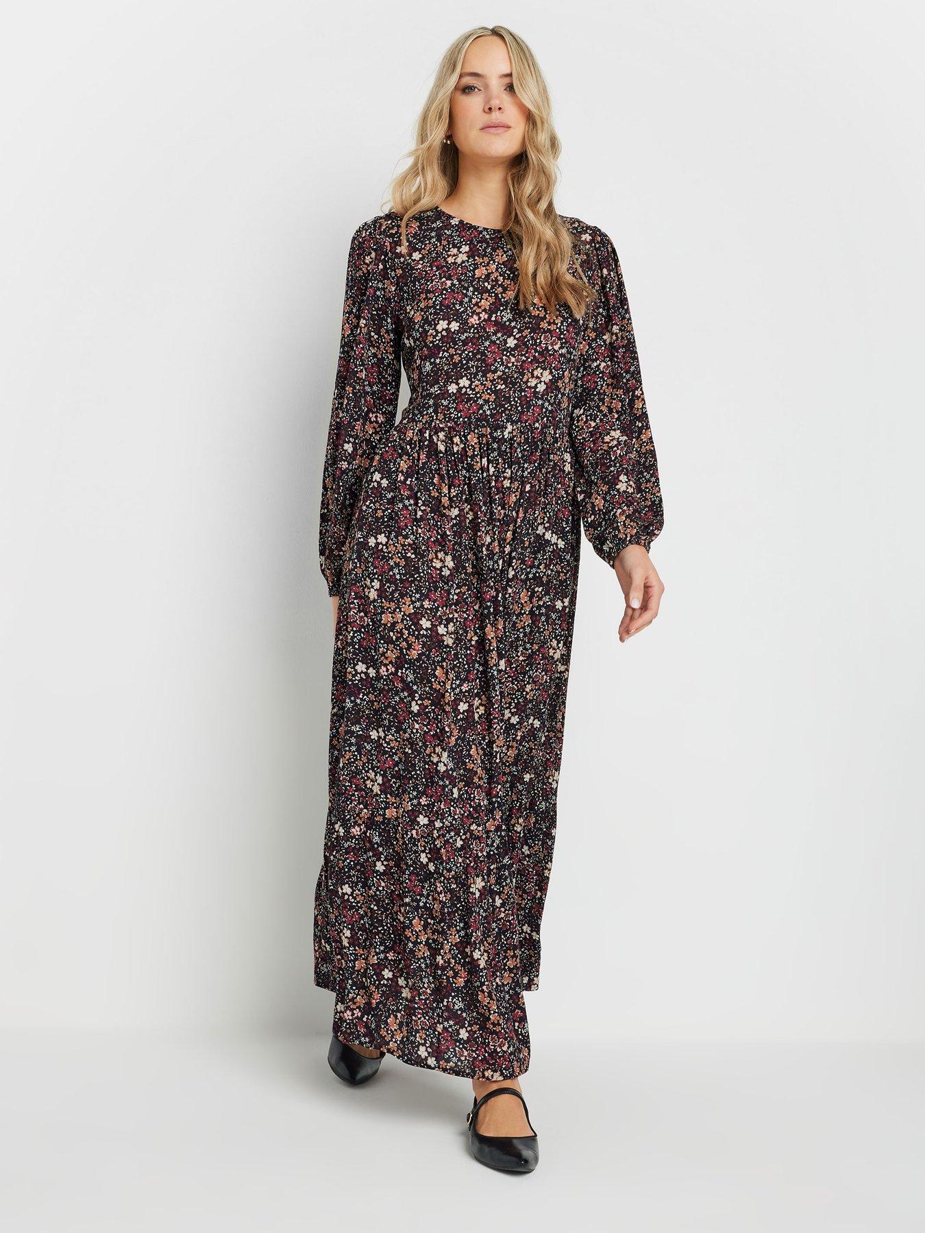 Long Tall Sally Tall Ditsy Crinkle Maxi Dress Very