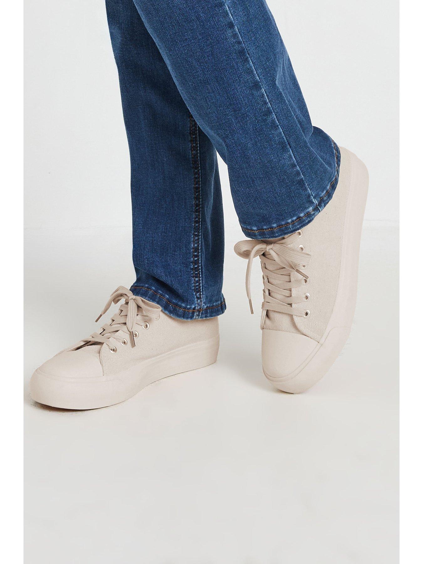 Image 4 of 4 of Long Tall Sally Canvas Mid Flatform