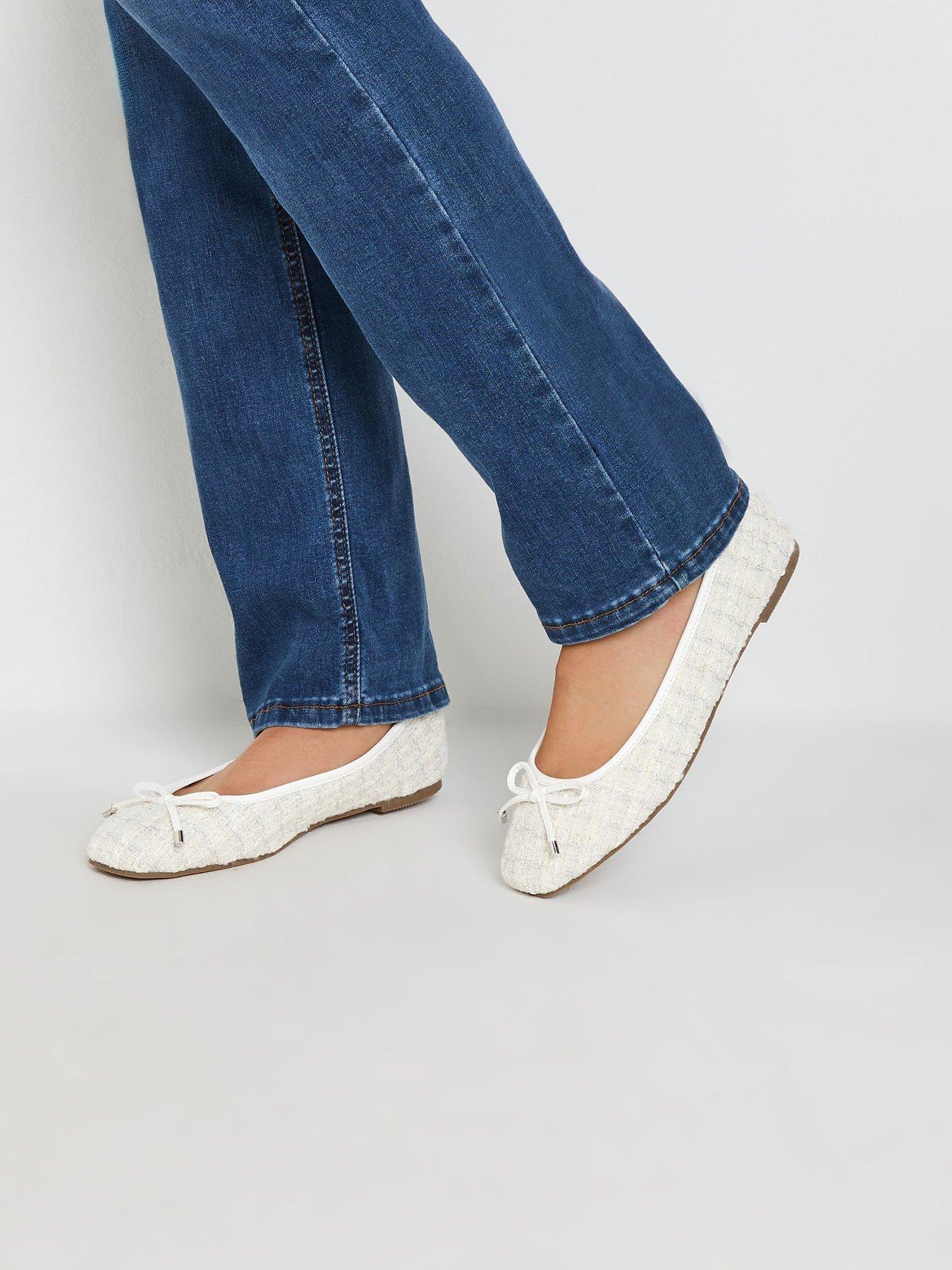 Image 4 of 4 of Long Tall Sally Boucle Ballet Pump