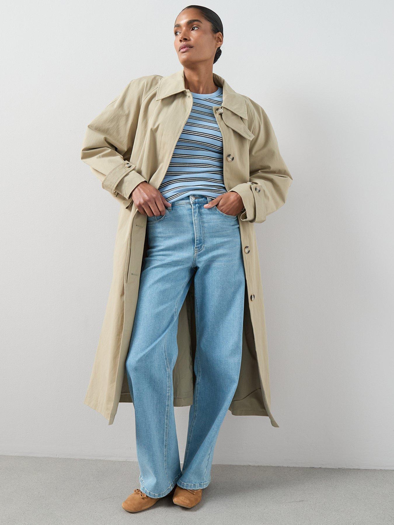 Image 6 of 6 of The Very Collection Crew Stripe Long Sleeve Top - Blue