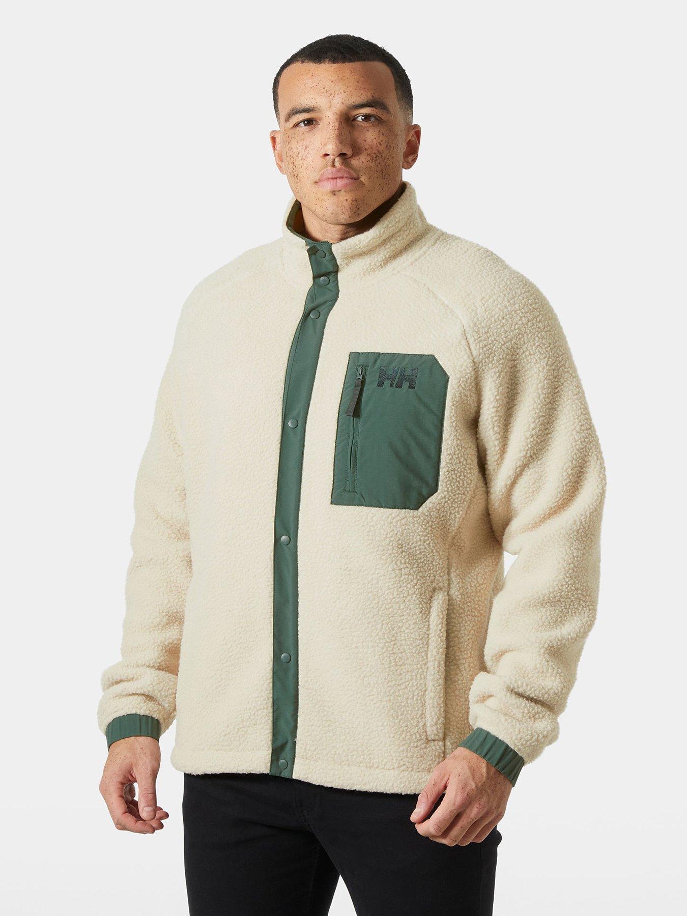 Helly Hansen Mens Panorama Pile Snap Fleece, Cream, Size 2Xl, Men