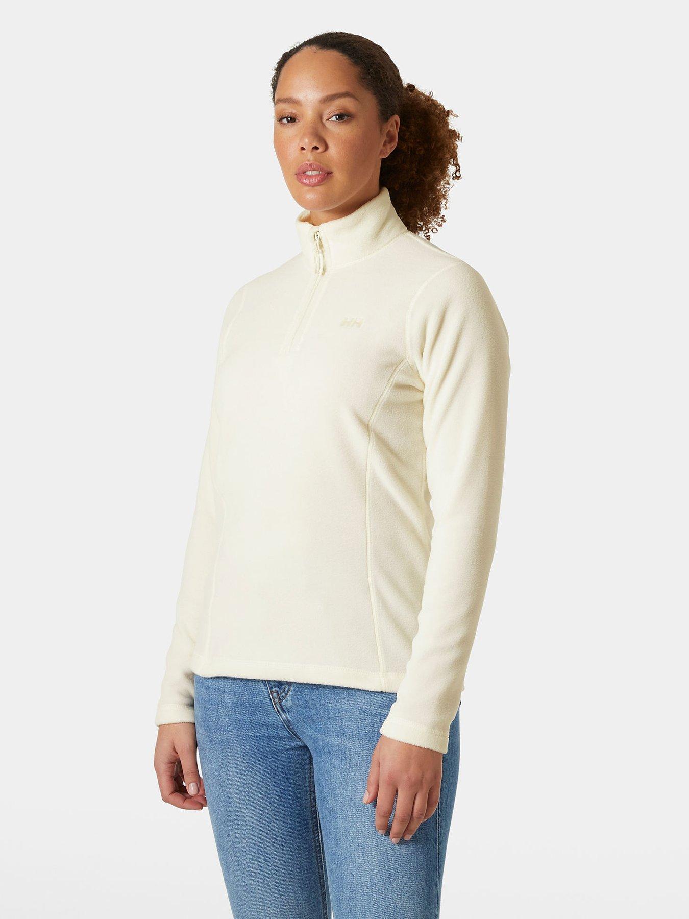 Helly Hansen Womens Daybreaker 1/2 Zip Fleece - Cream
