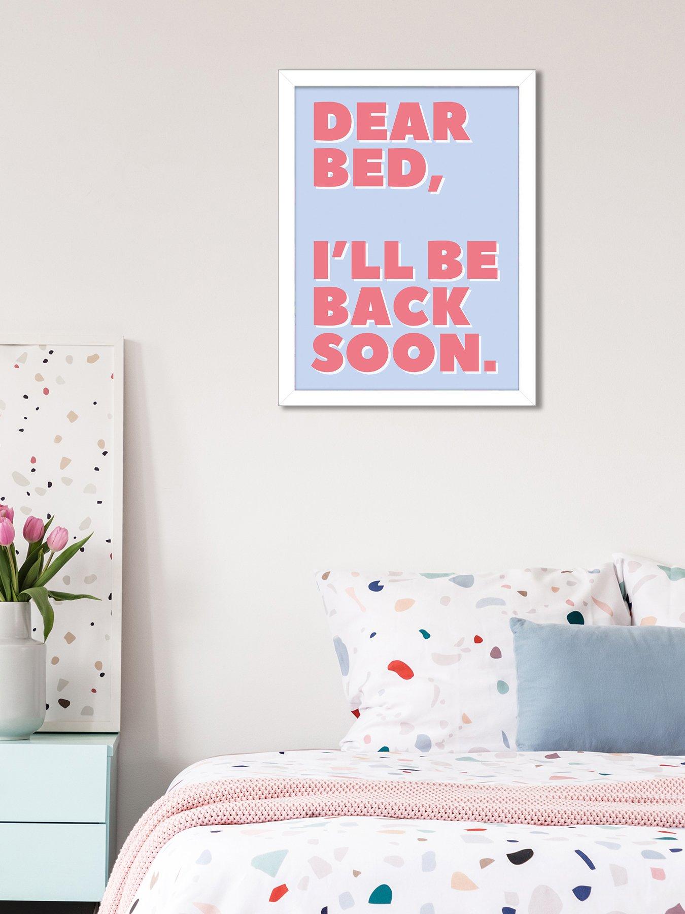 The Art Group Letter To My Bed Framed Art Print