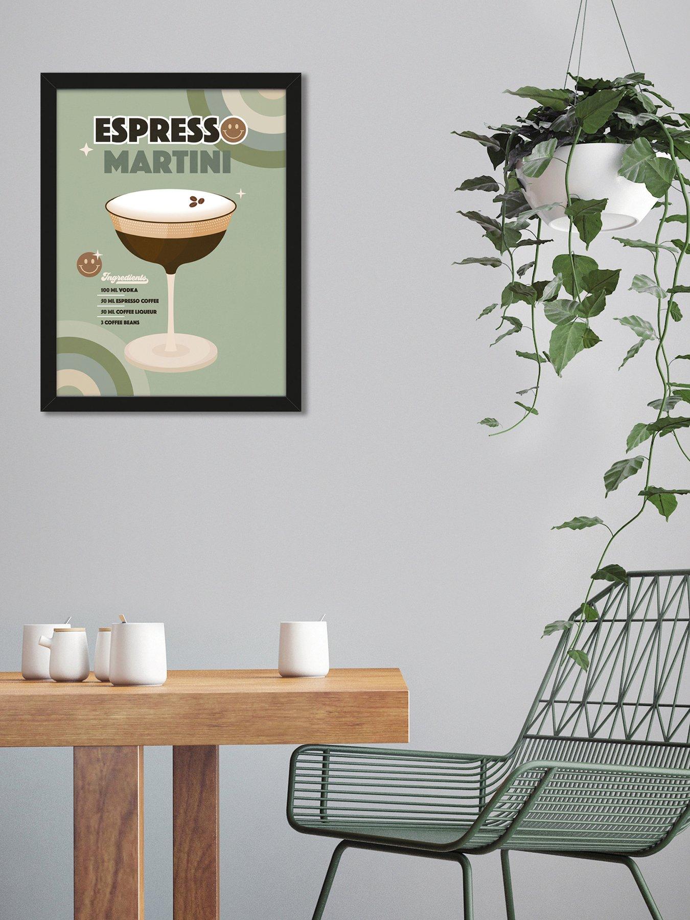 undefined Espresso Martini Framed Art Print by Dominique Vari