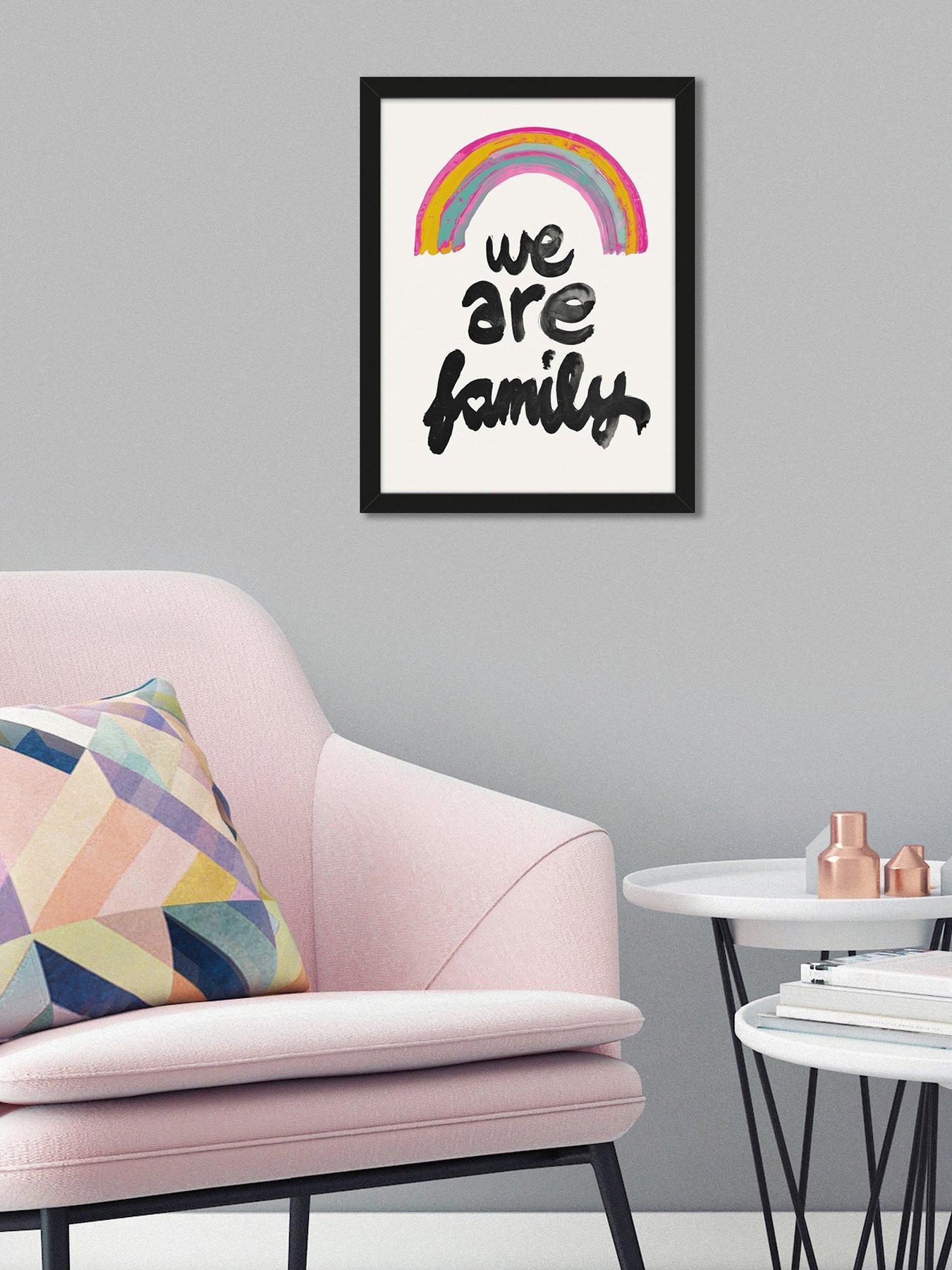 undefined We Are Family Framed Wall Art Print
