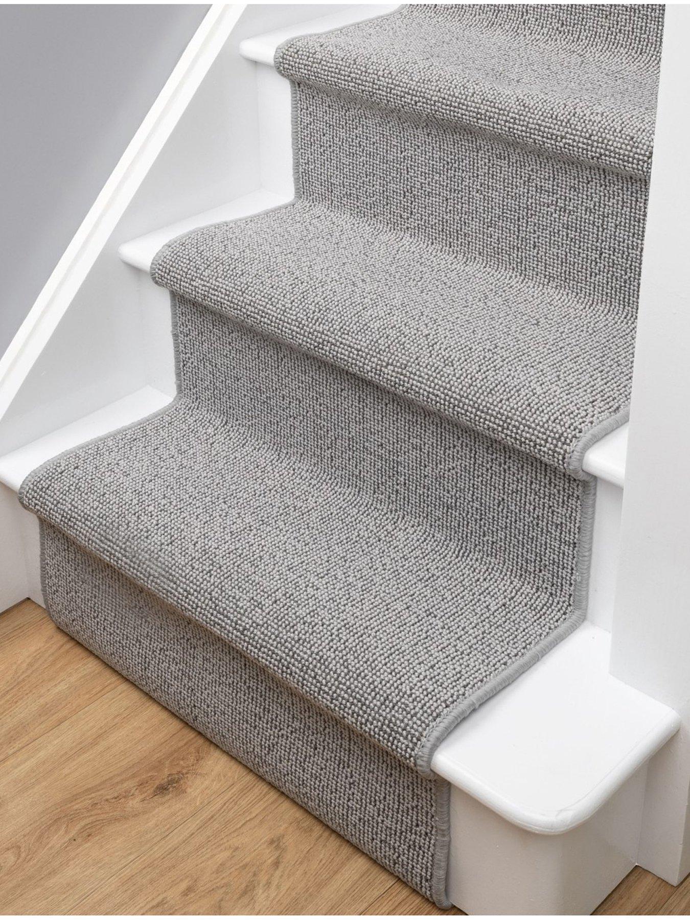 Homemaker Bobble Textured Stair Runner in Grey – 57 x 600 cm