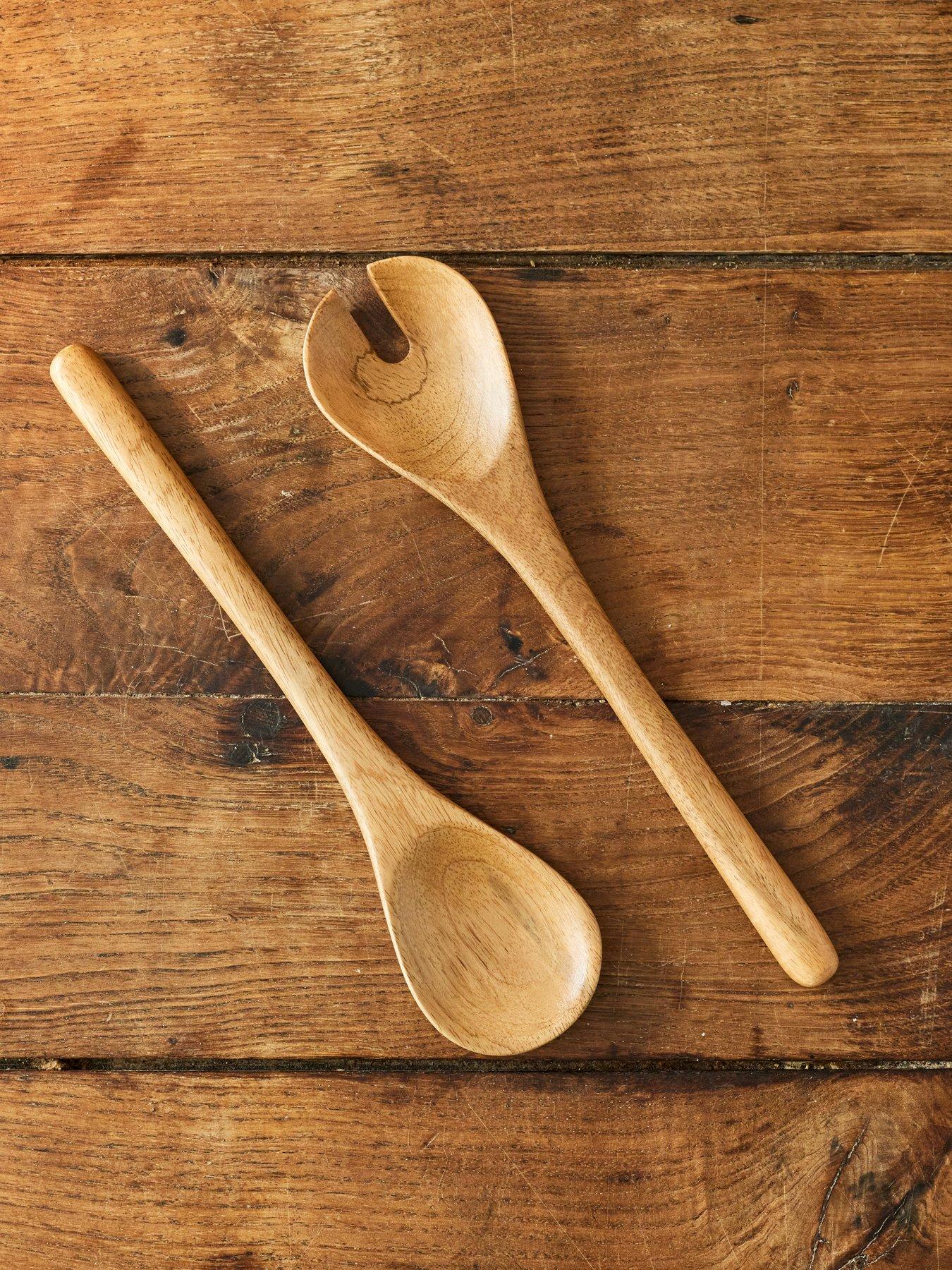Jamie Oliver Big Love Wooden Set Of Two Untensils