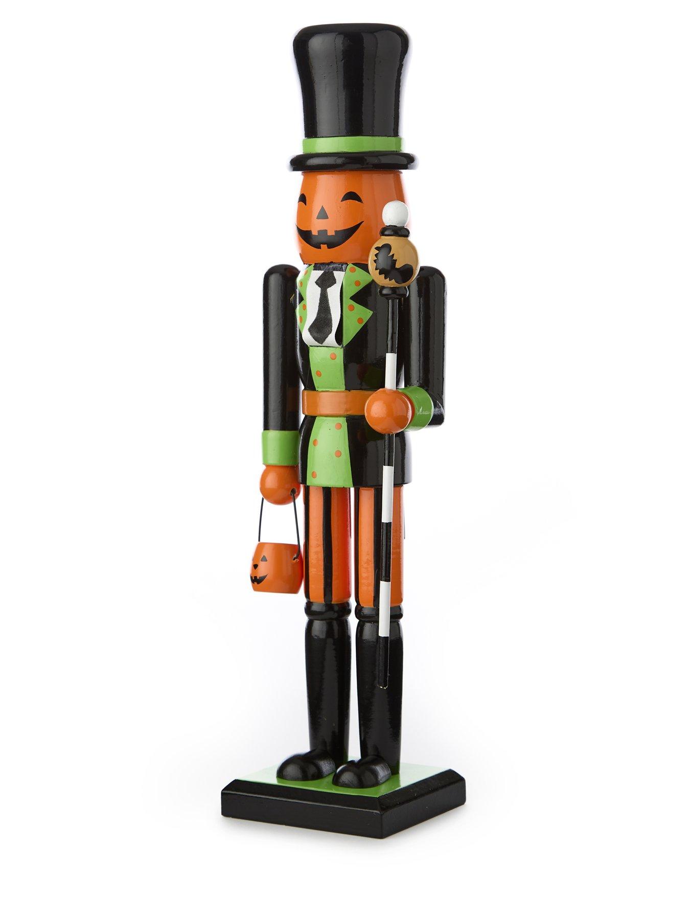 Image 3 of 6 of The Very Collection 38 cm Pumpkin Nutcracker Halloween Decoration