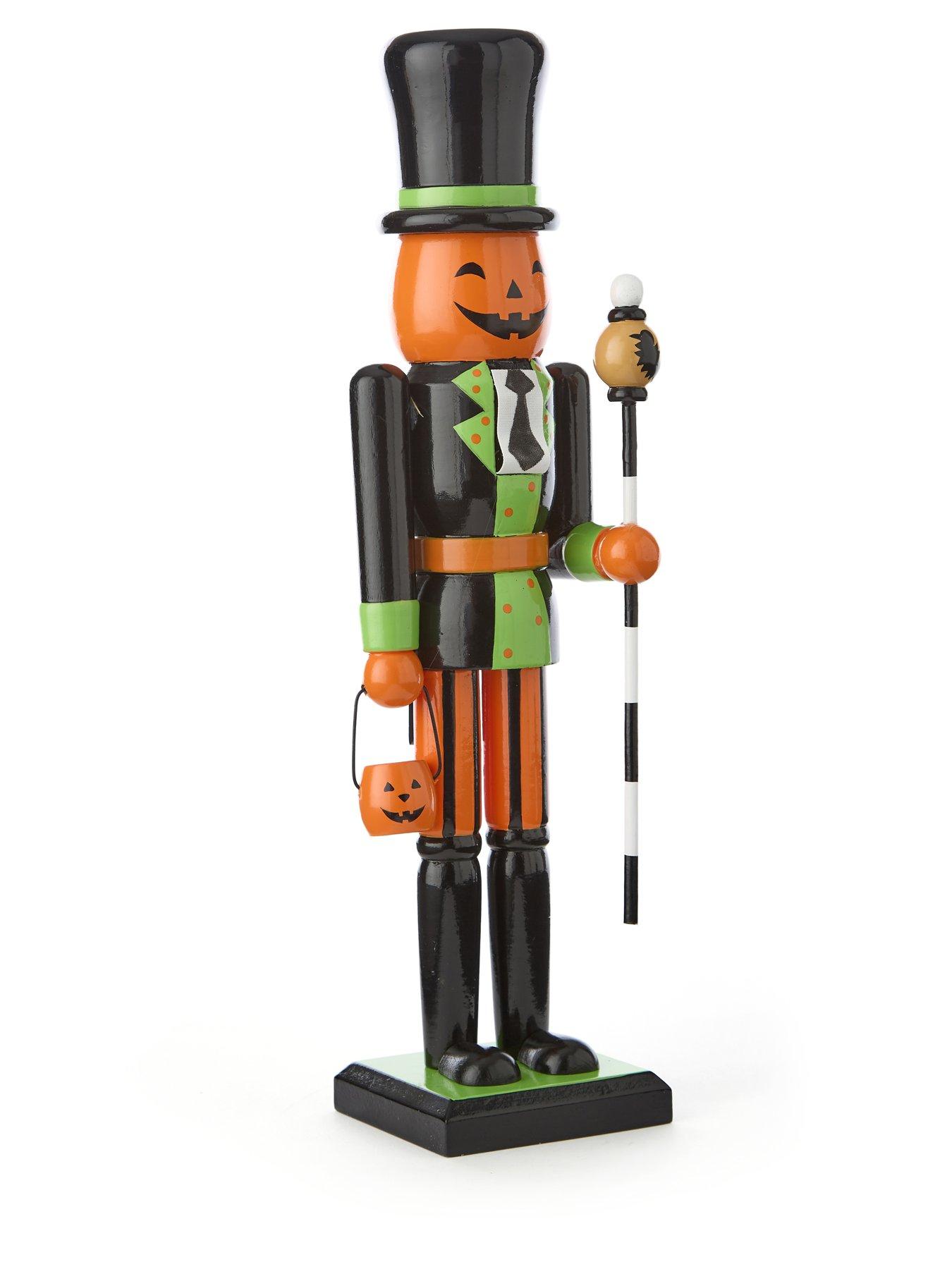Image 5 of 6 of The Very Collection 38 cm Pumpkin Nutcracker Halloween Decoration