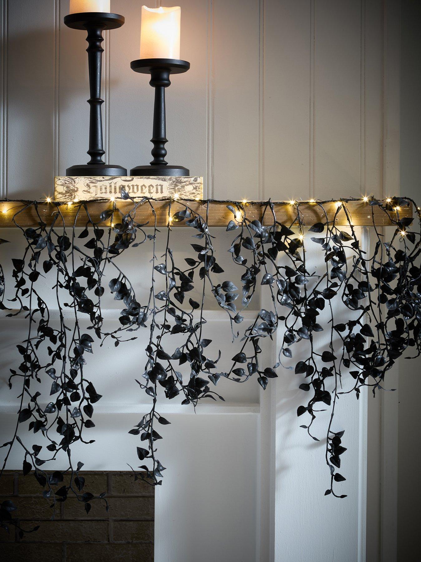 Very Home Pre Lit Draping Garland Halloween Decoration