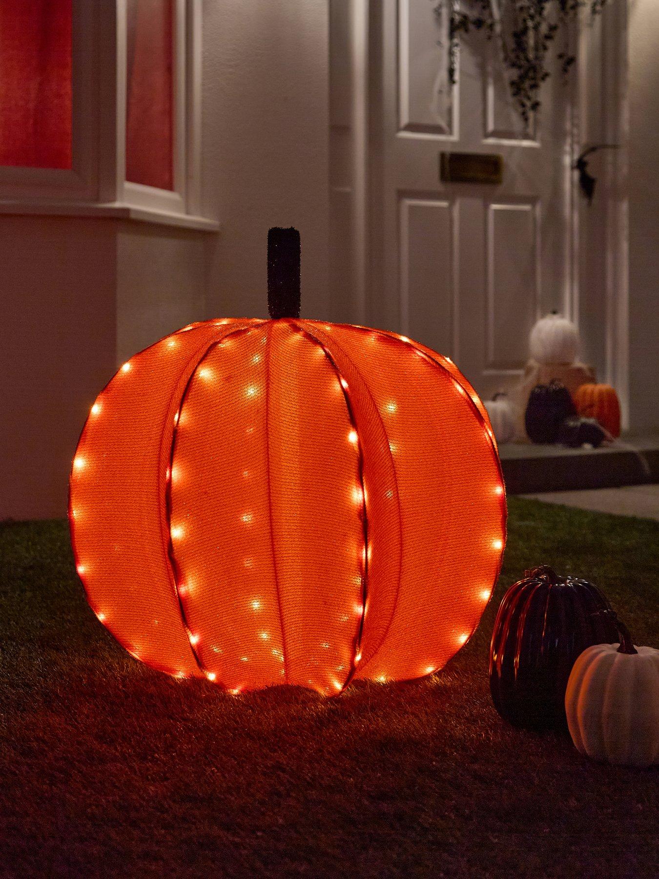 Very Home Large Outdoor Pumpkin Light Halloween Decoration