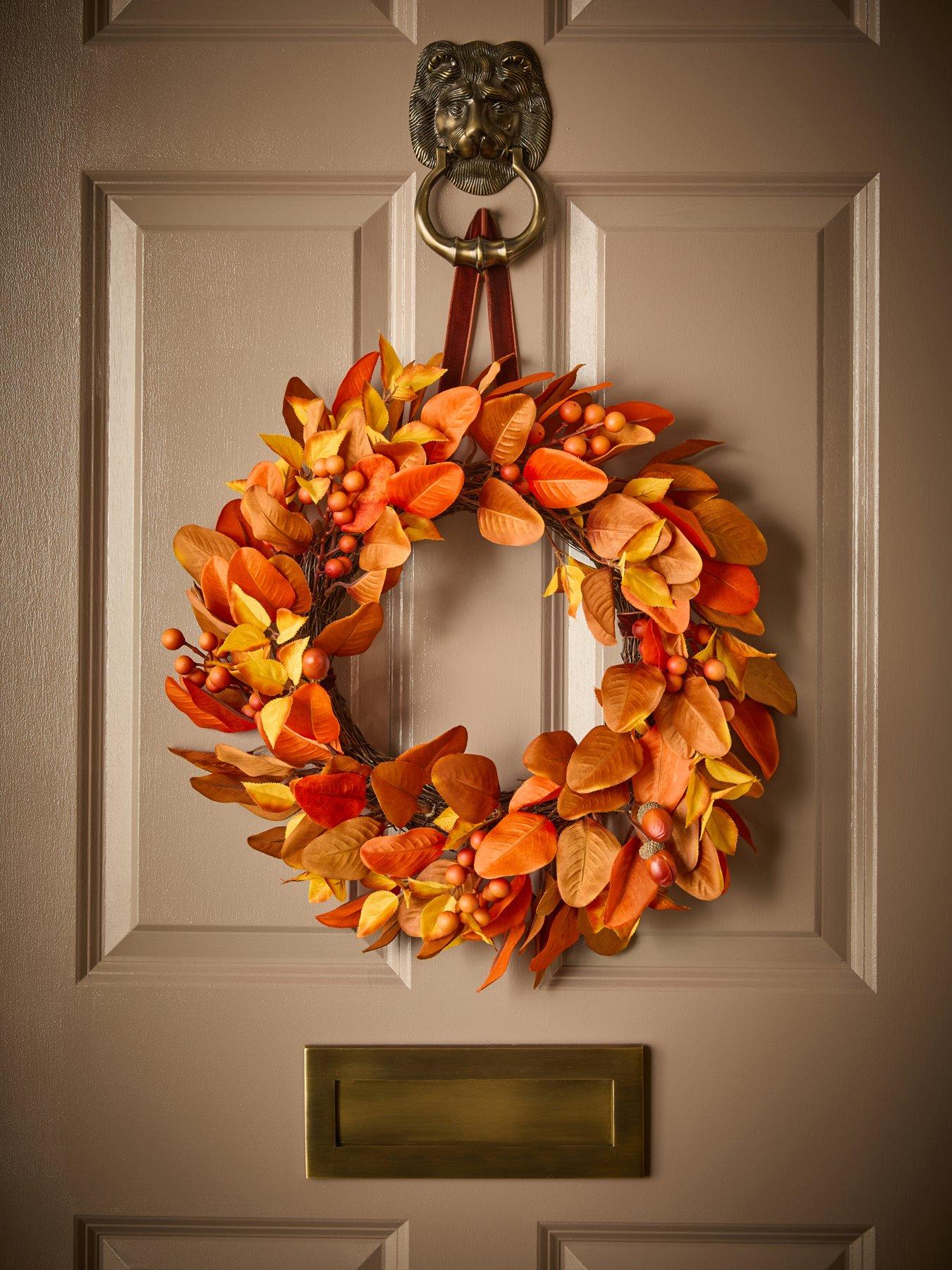 undefined Autumn Harvest Wreath with Hanger