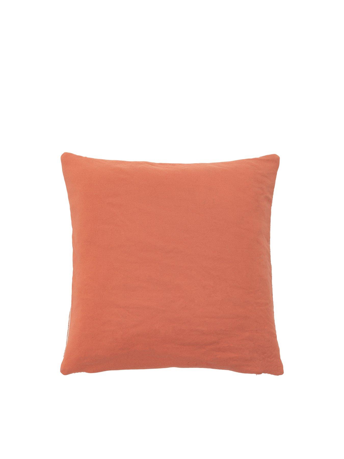 Image 5 of 7 of Gallery Ula Pinstripe Indoor/Outdoor Cushion in Apricot