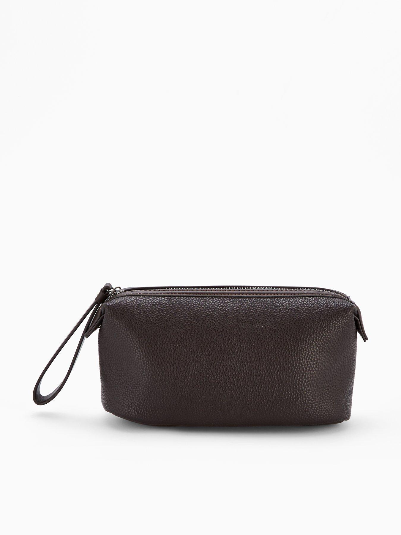 undefined Wash Bag - Brown