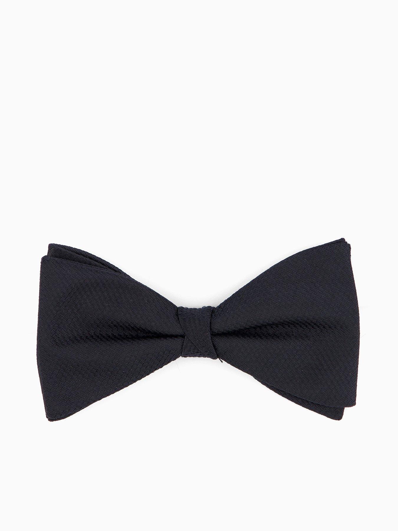 undefined Tailored Bow Tie - Black