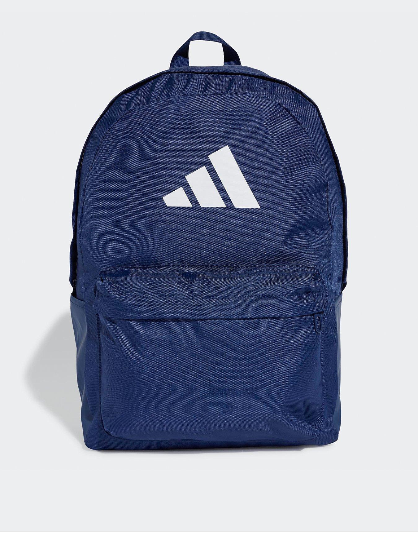 adidas Sportswear Men's Classic Linier Backpack - Dark Blue / White