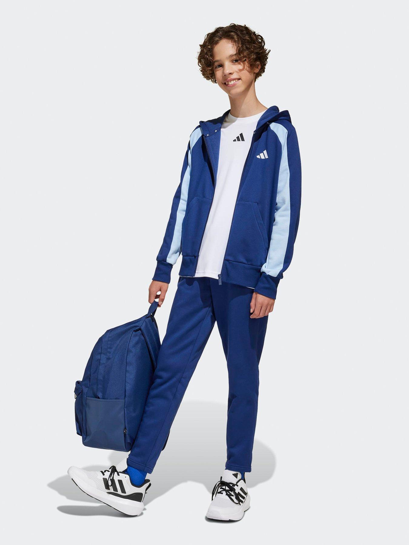 Image 2 of 5 of adidas Sportswear Men's Classic Linier Backpack - Dark Blue / White