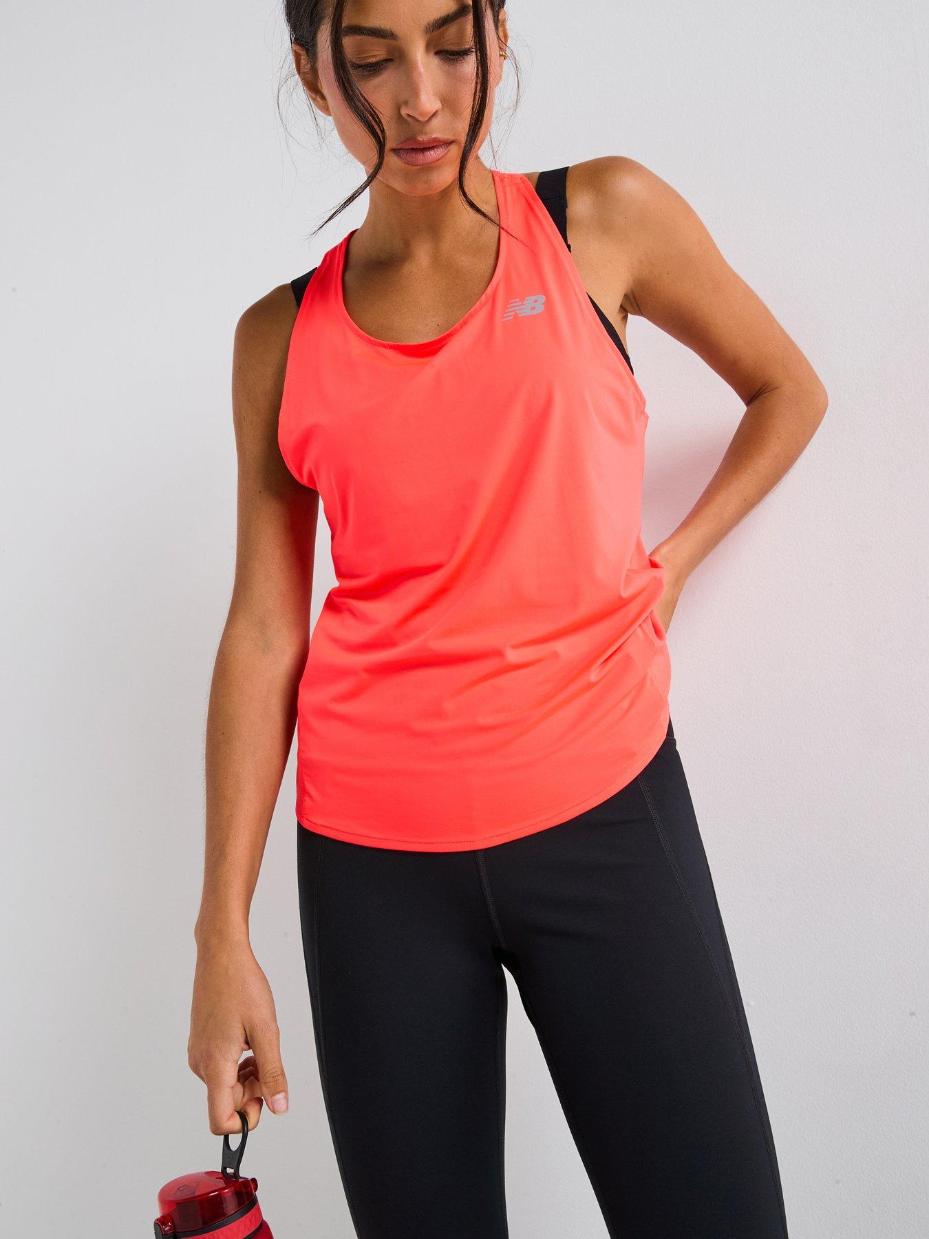 New Balance Womens Running Race Day Tank - Red