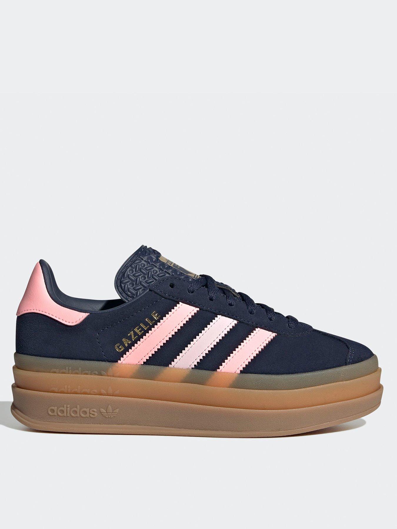 adidas Originals Junior Gazelle Bold Trainers Navy Very