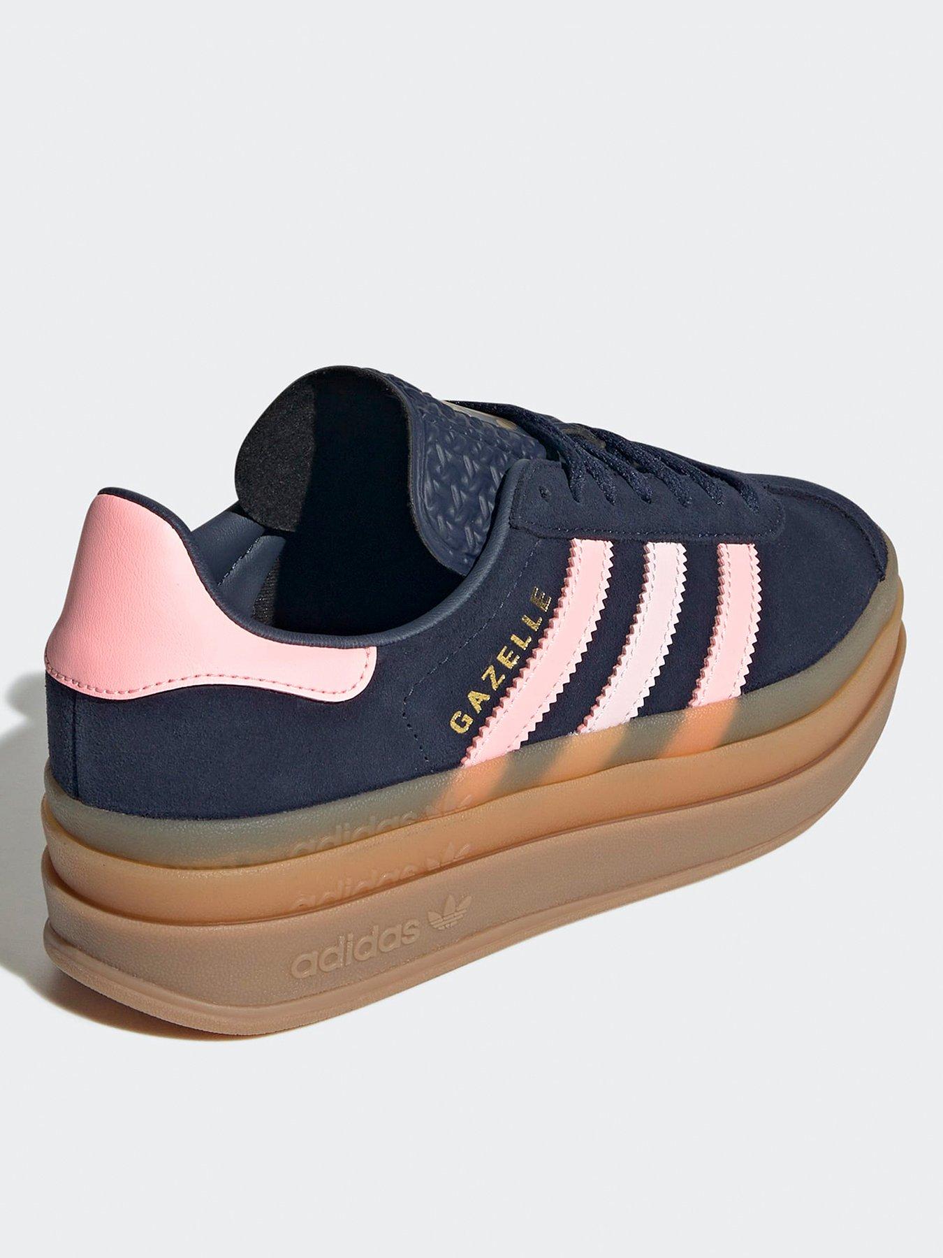 adidas Originals Junior Gazelle Bold Trainers - Navy | Very