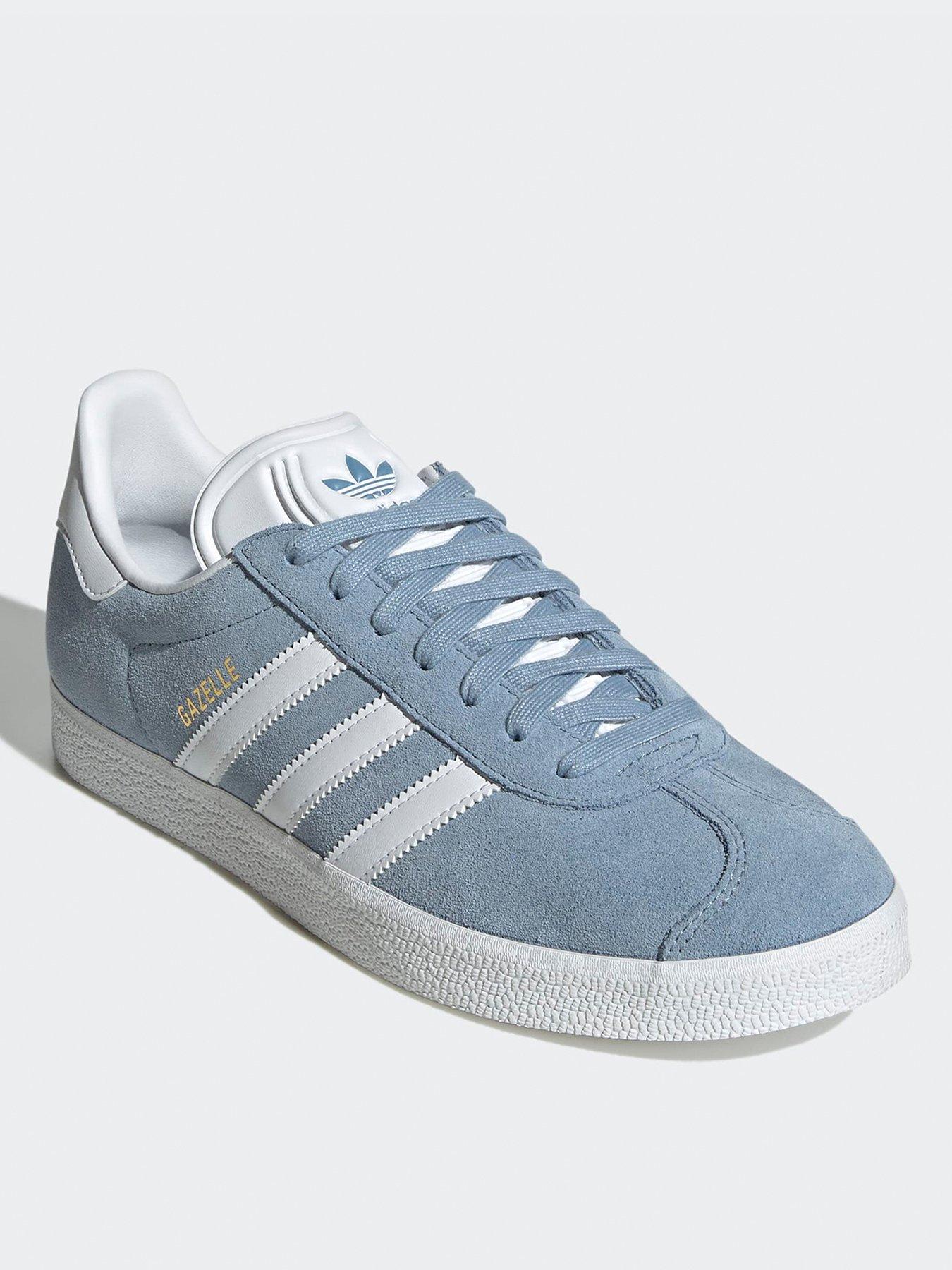 Image 3 of 7 of adidas Originals Unisex Gazelle Trainers - Light Blue
