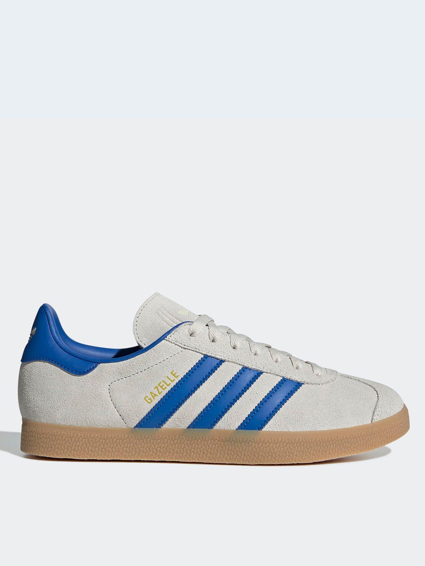 undefined Men's Gazelle Trainers - Beige/red