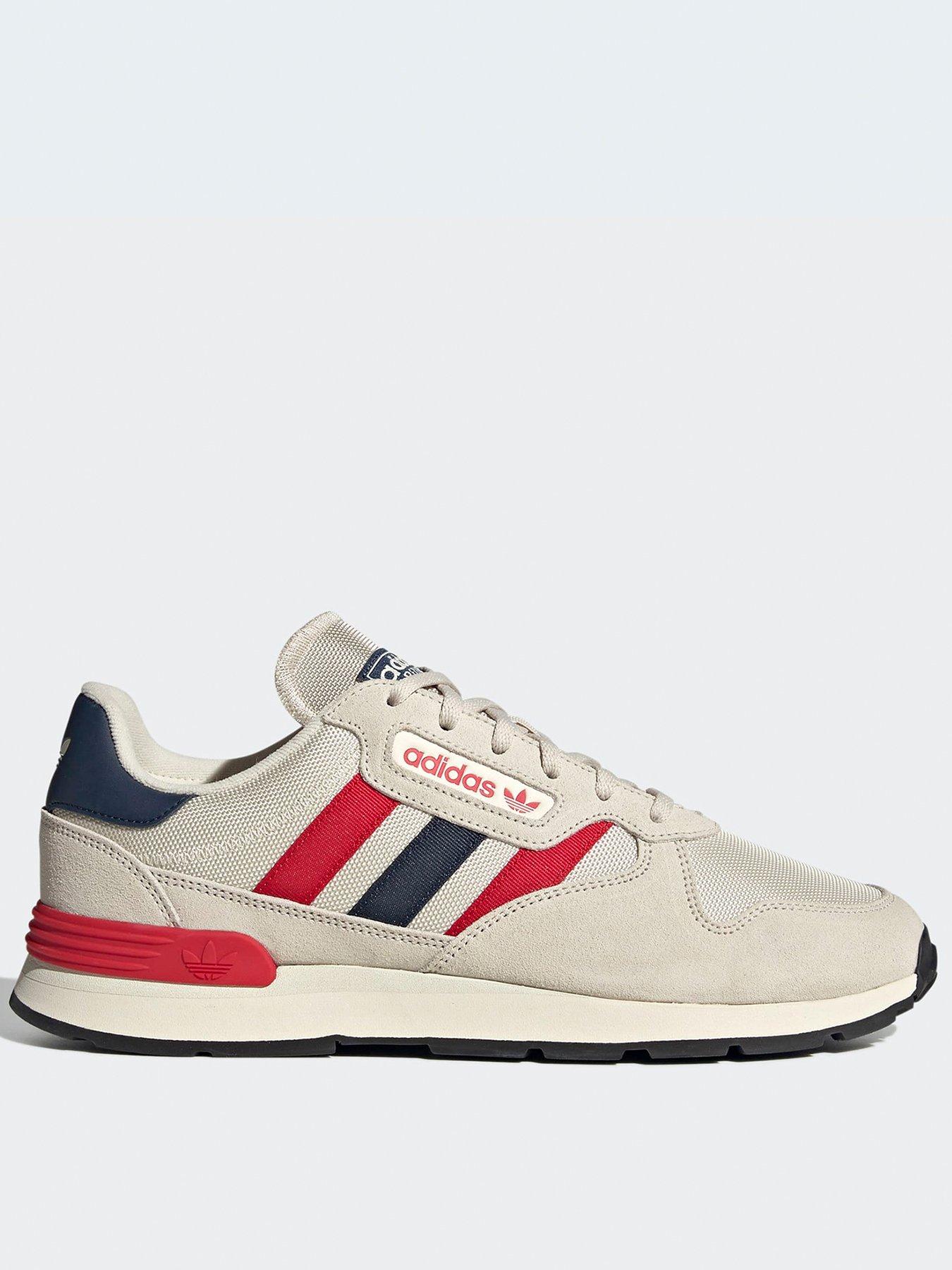 undefined Men's Treziod 2 Trainers - Beige/red/navy
