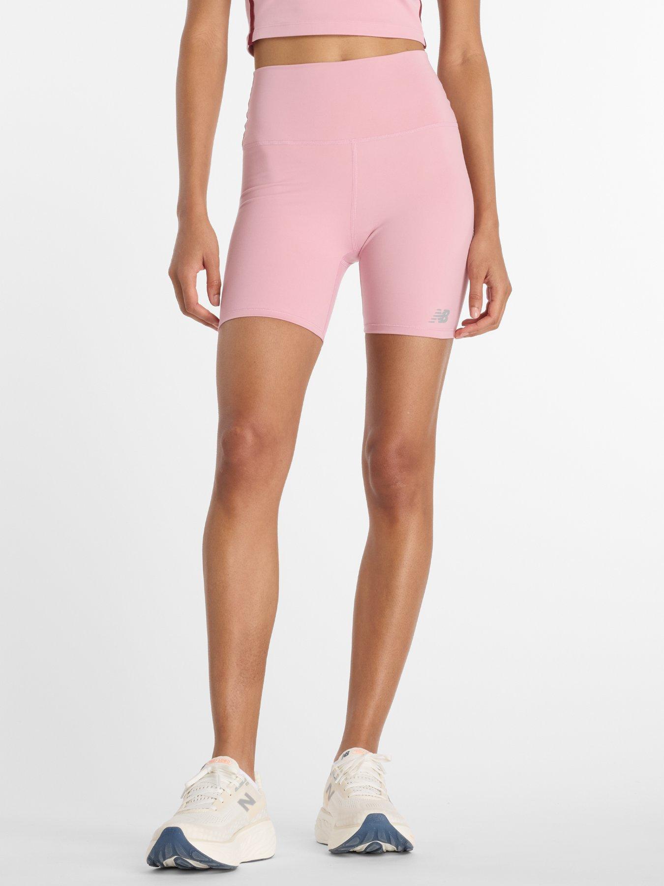 undefined Womens Training Harmony High Rise 6Inch Bike Shorts - Pink