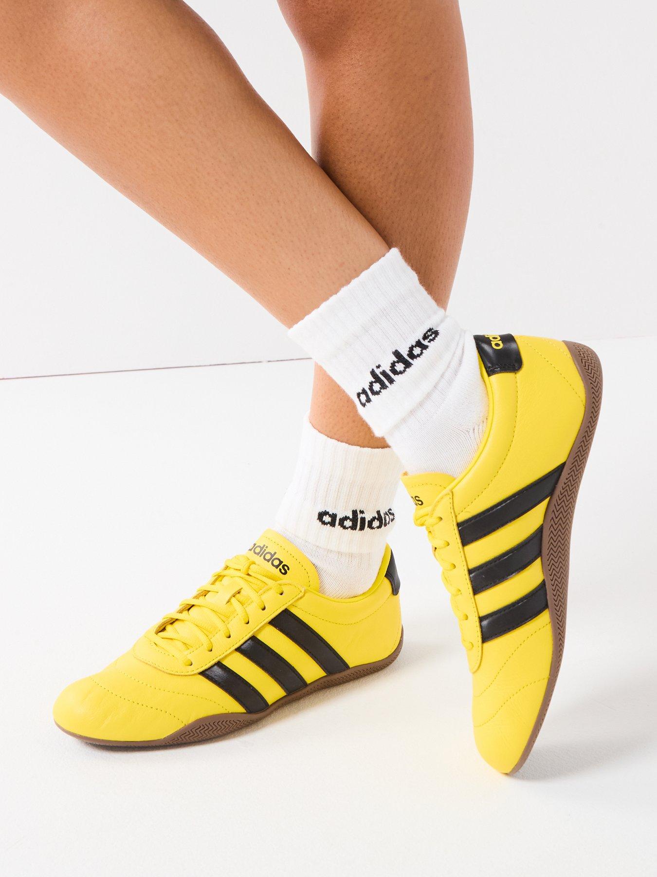 adidas Sportswear: Women's Grand Court Lo Trainers - Yellow
