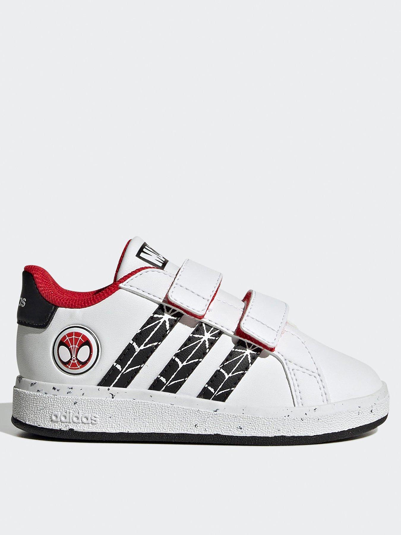 undefined Infant Grandourt Spider-Man Velcro Trainers - Multi