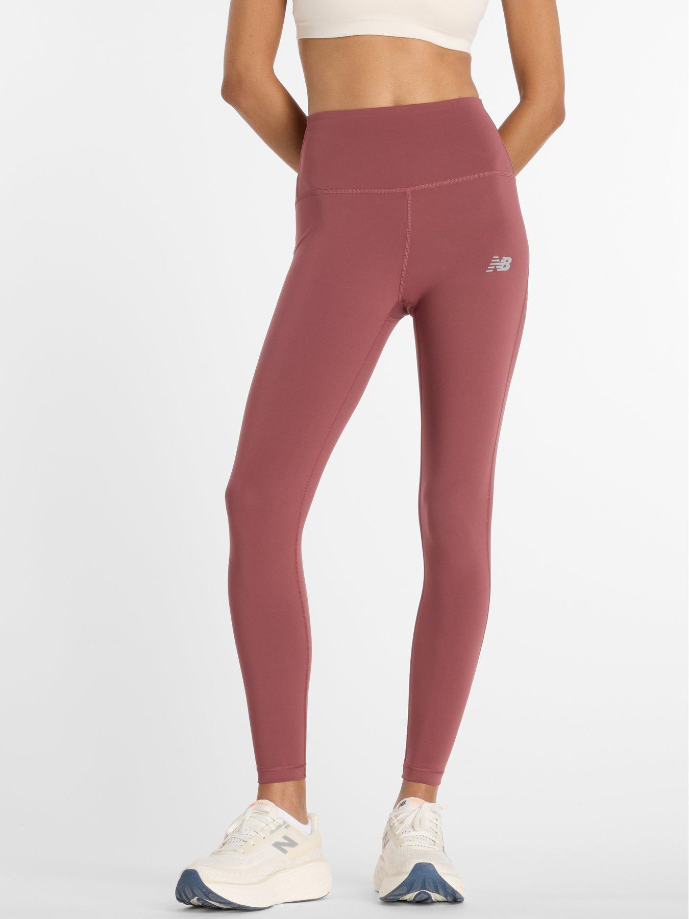 undefined Womens Running Sleek 25Inch High Rise Tights - Red