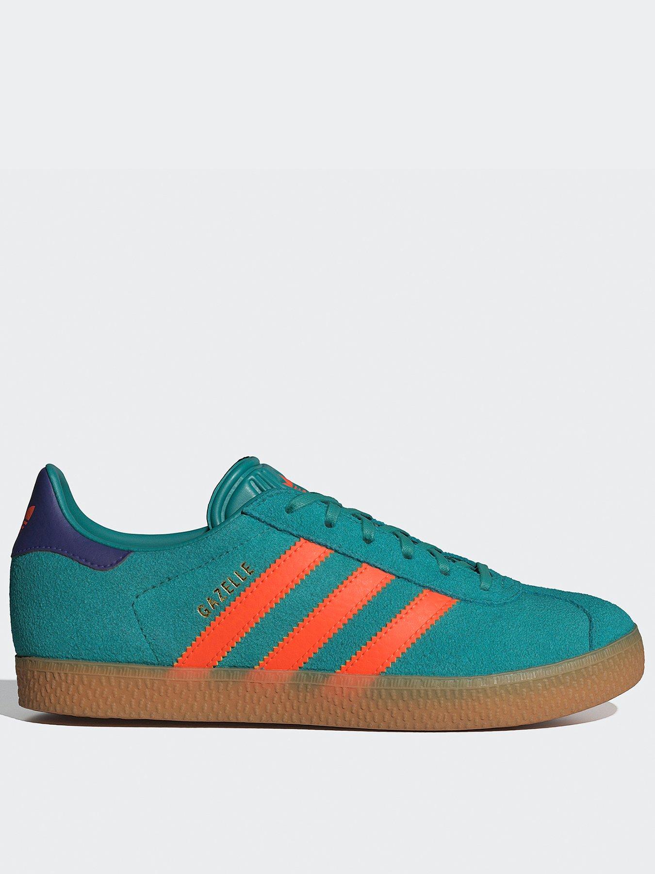 adidas Originals Junior Gazelle Trainers Green Very