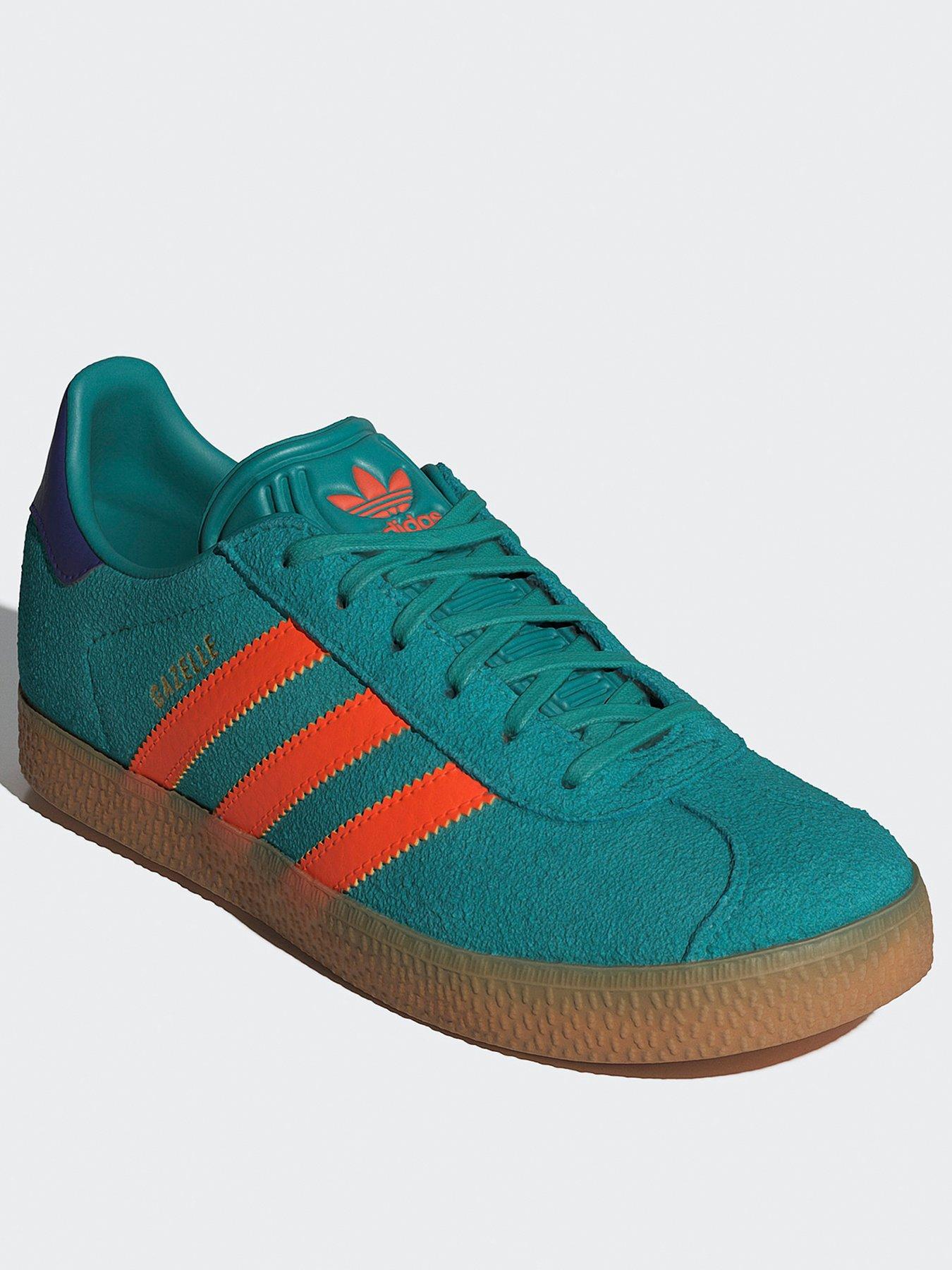 adidas Originals Junior Gazelle Trainers Green Very