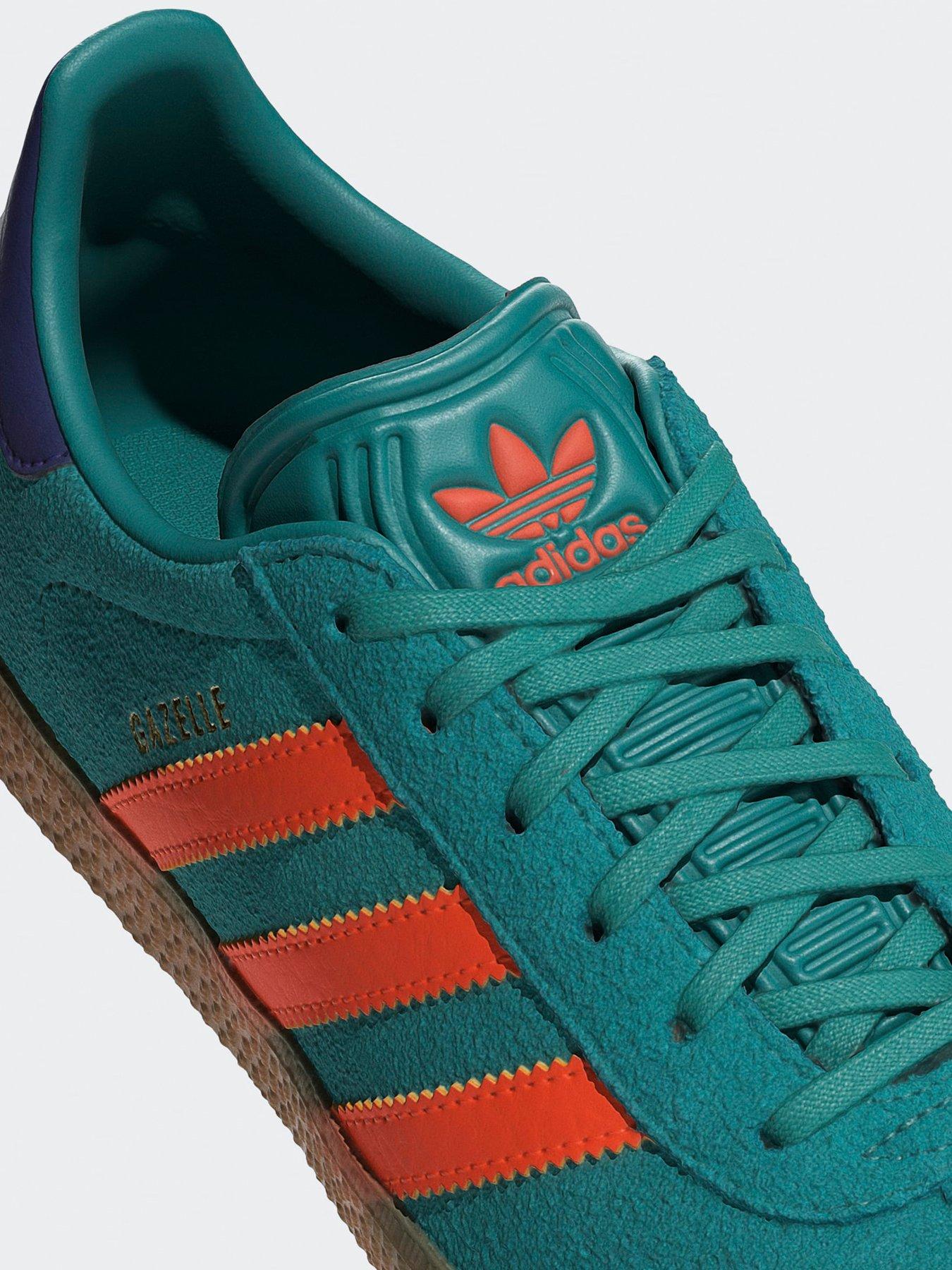 adidas gazelle silver green womens Gazelle Bold Womens Lifestyle Shoes (Green/Blue) Final Sale
