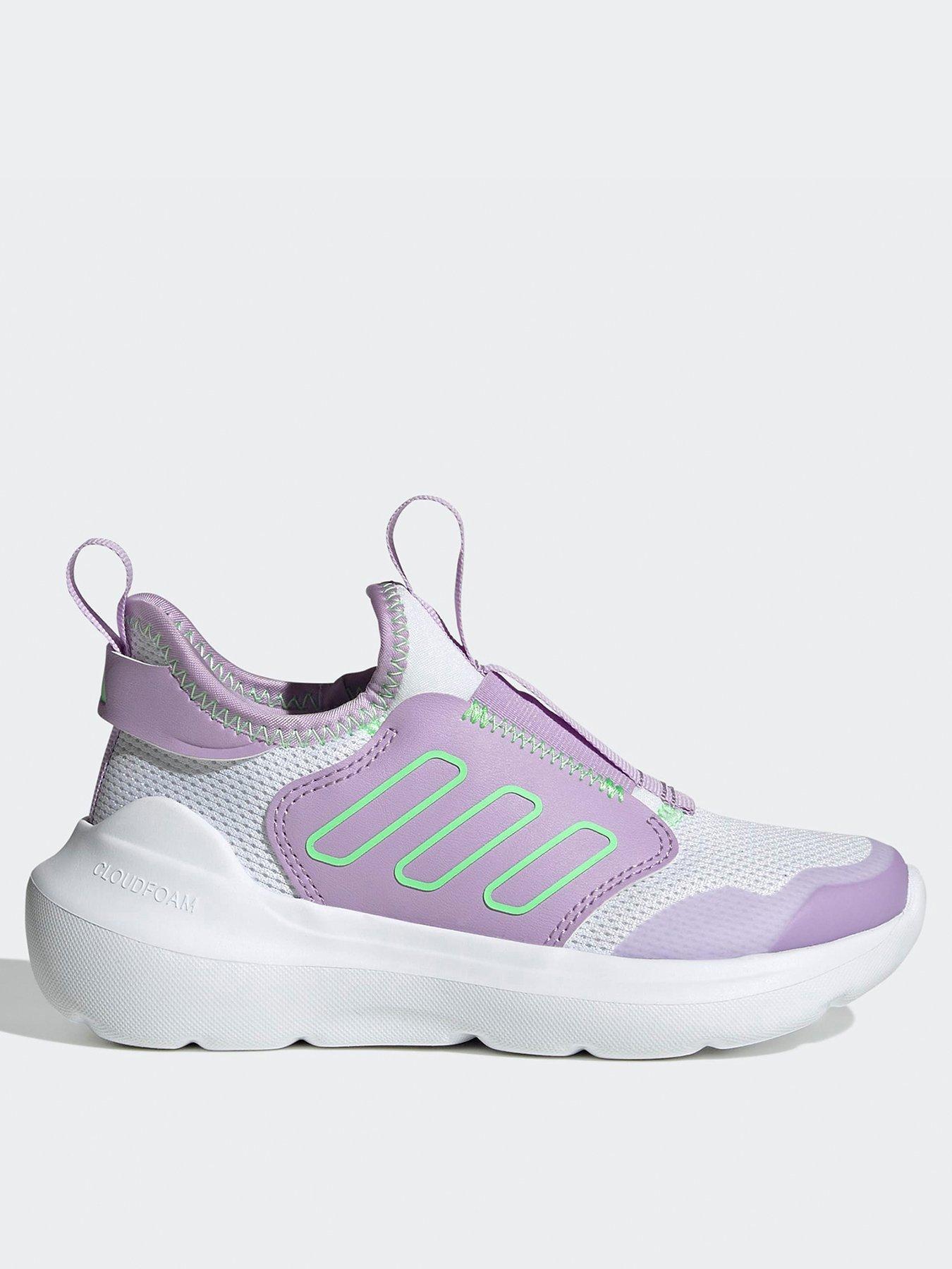 undefined Kid's Tensaur Comfort Ac C Trainers - Lilac/Lime