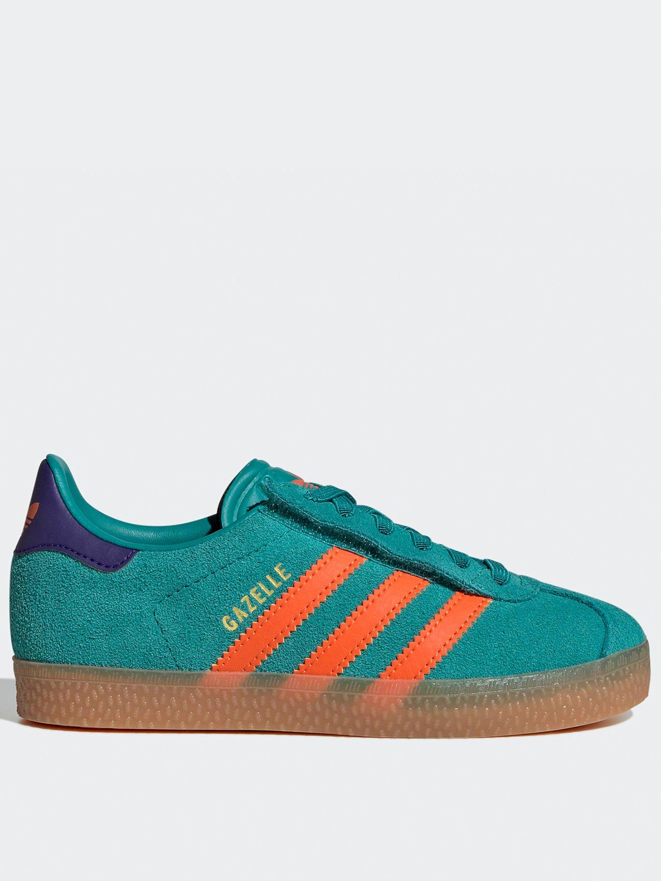 adidas Originals Kids Gazelle Trainers - Green | Very