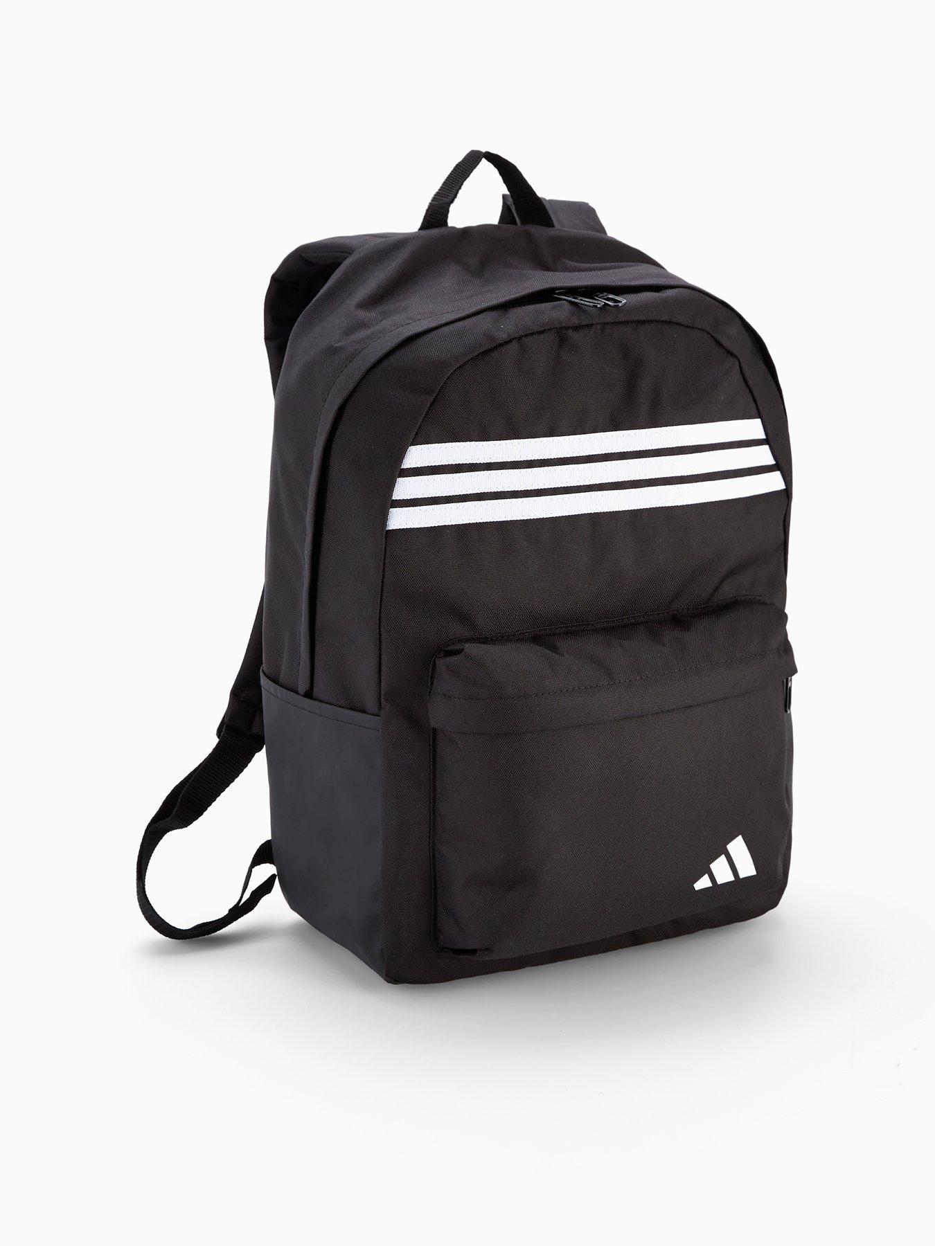 Image 2 of 4 of adidas Sportswear Men's Classic 3 Stripe Backpack With Pencil Case - Black