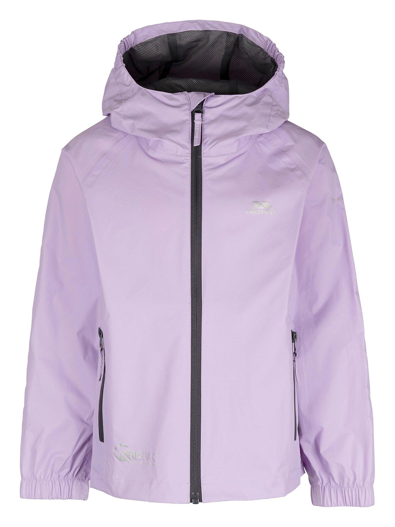 undefined Girls Qikpac Jacket Packaway Jacket Tp75 - Lilac